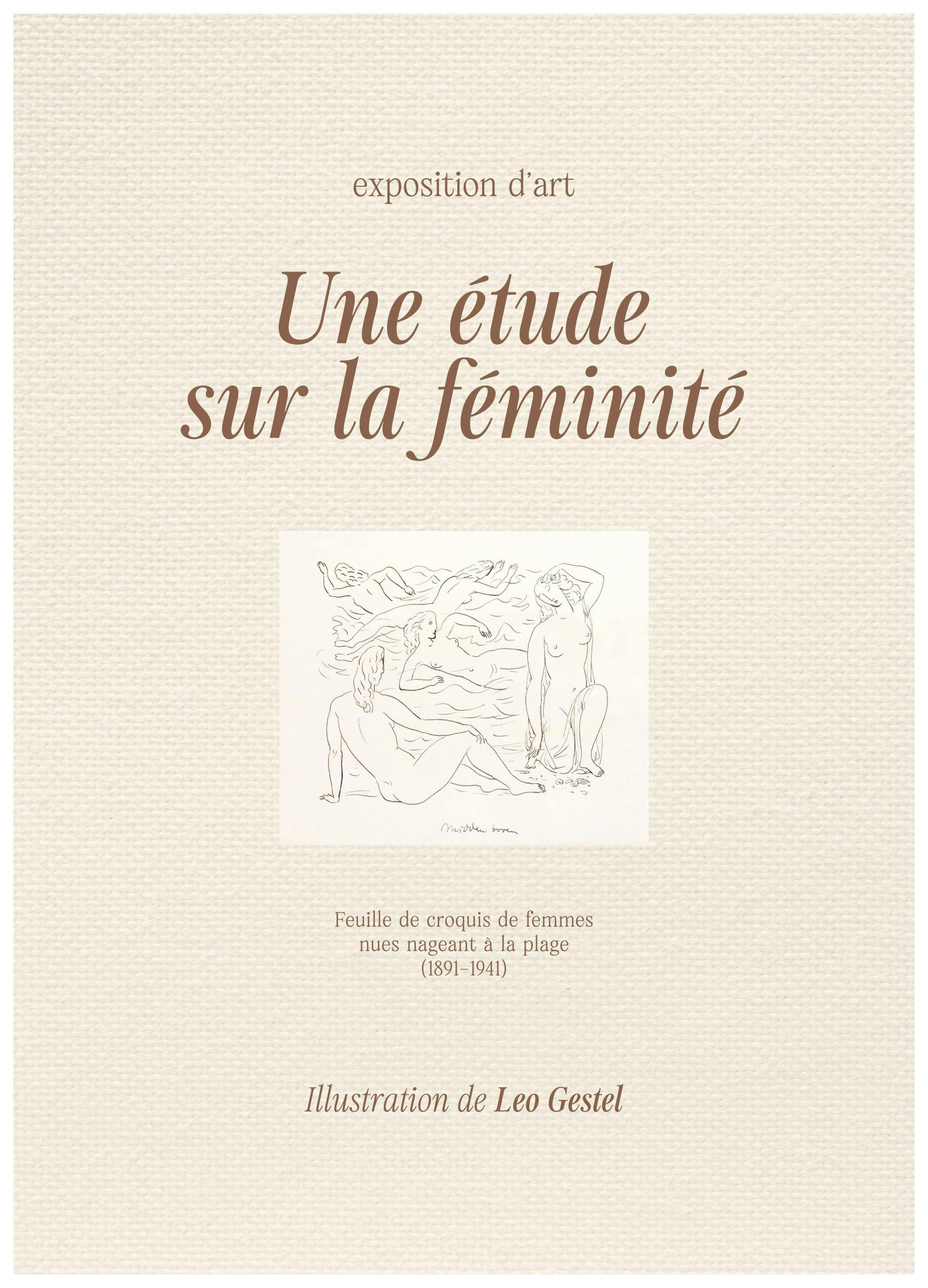 A Study on Femininity Poster (40x50 cm) - Moderne kunst