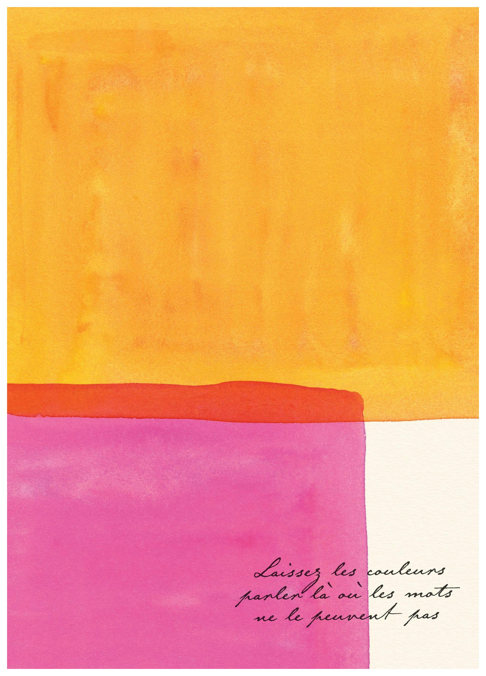 Let Colours Speak Affiche (30x40 cm)  Art graphique