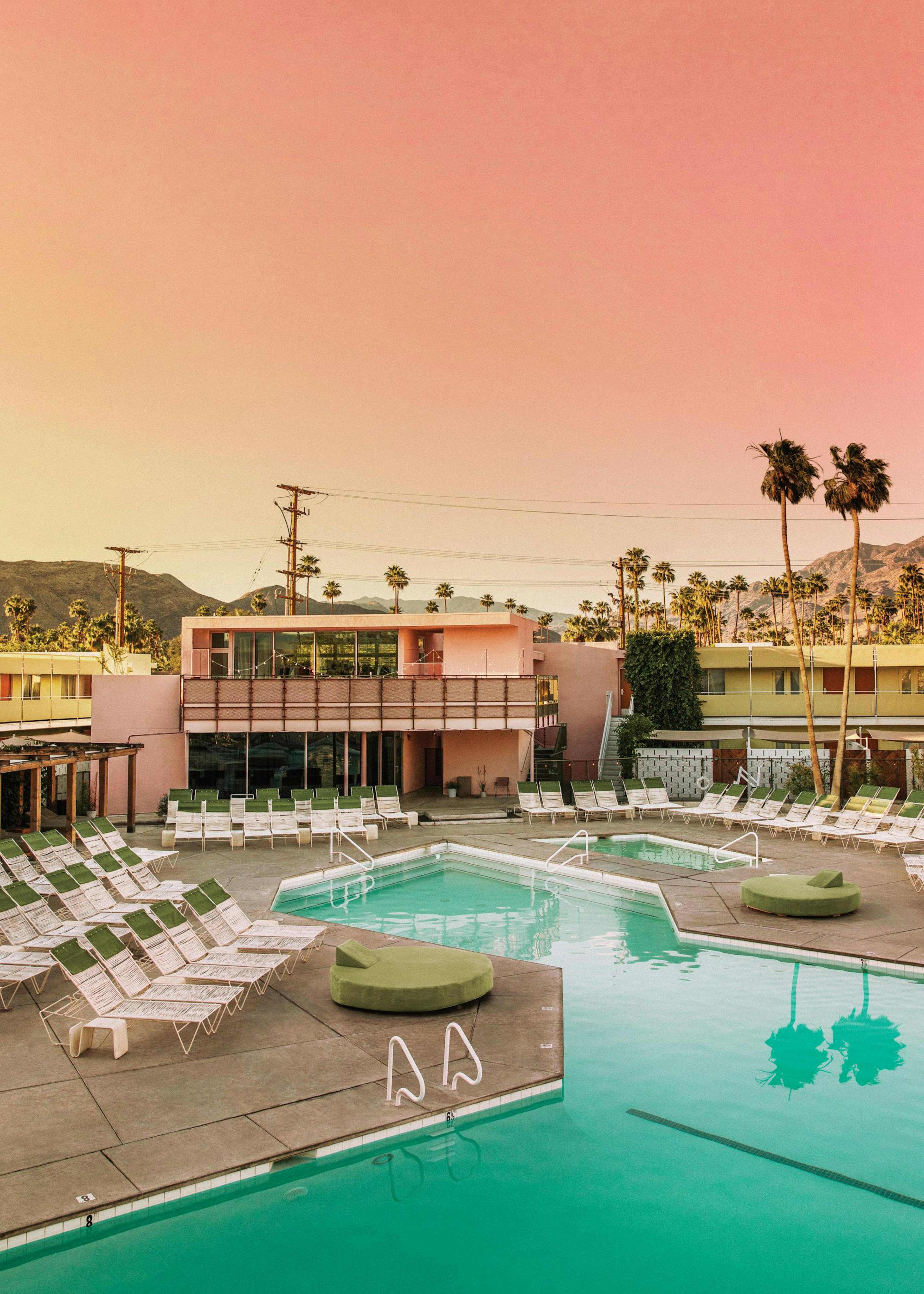 Pink Sky Resort Poster 0