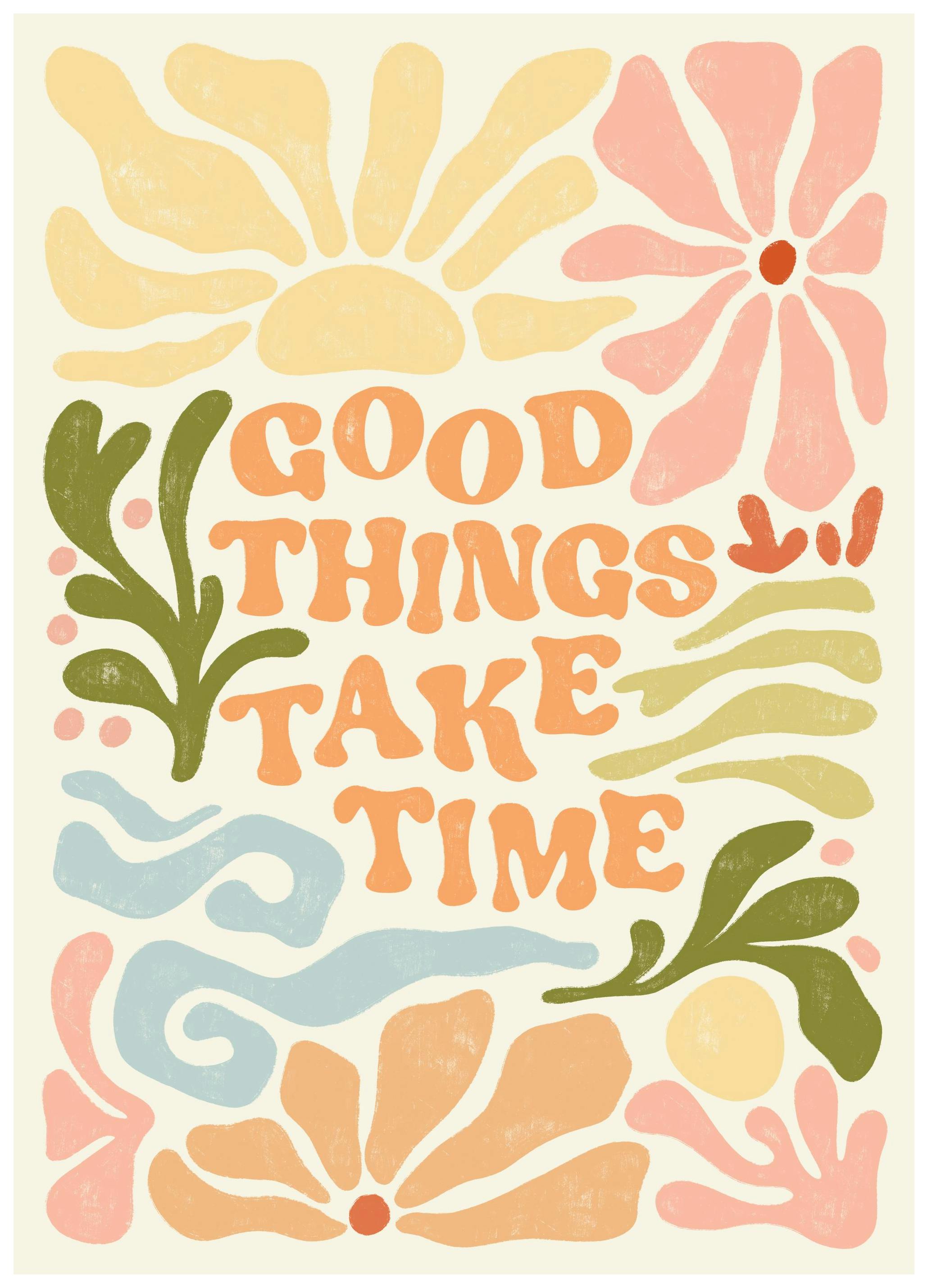 Good Things in Pastel Poster (50x70 cm)