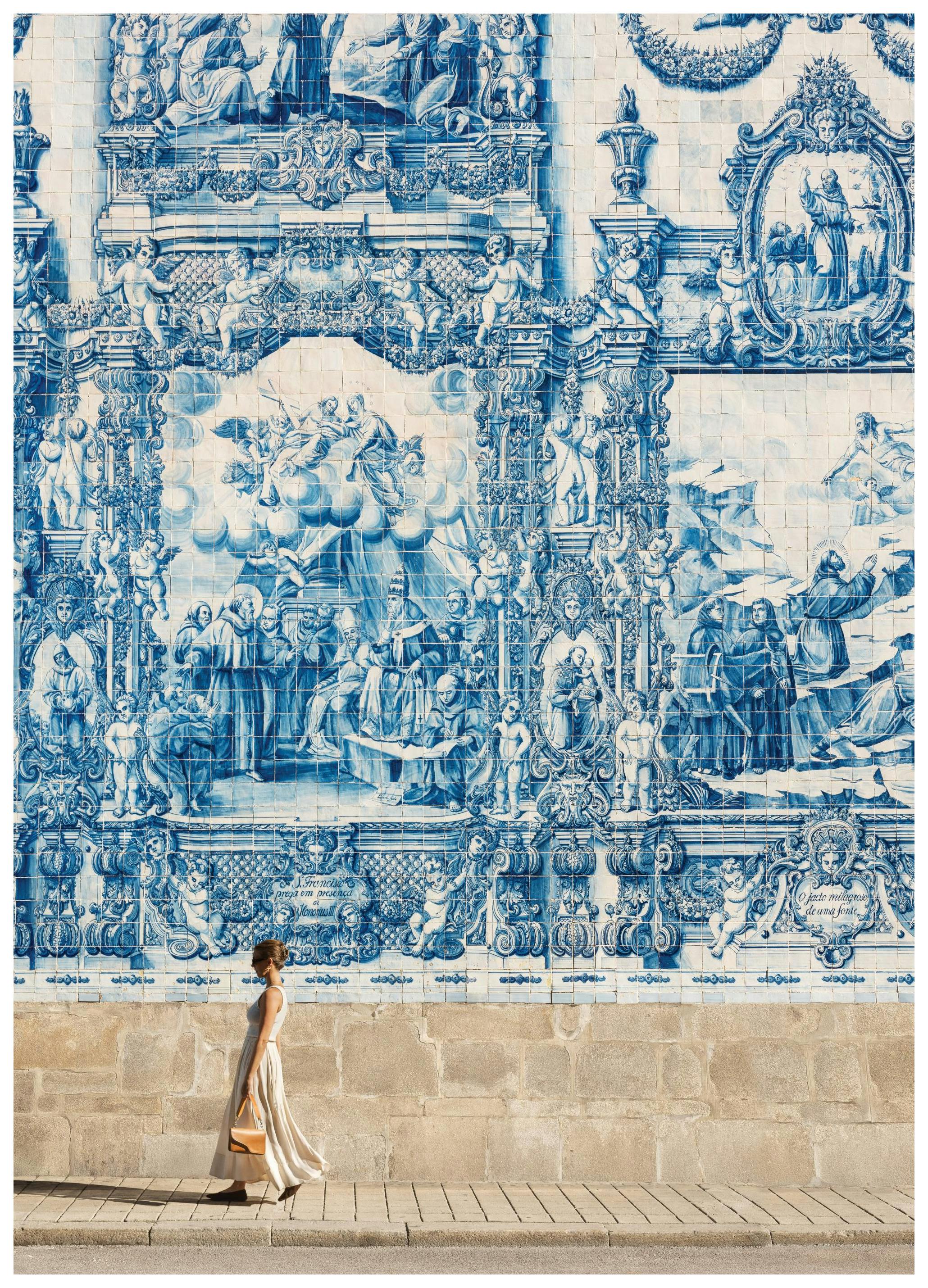 Azulejo Walk Plakat (50x70 cm) - Plakater > Arkitektur