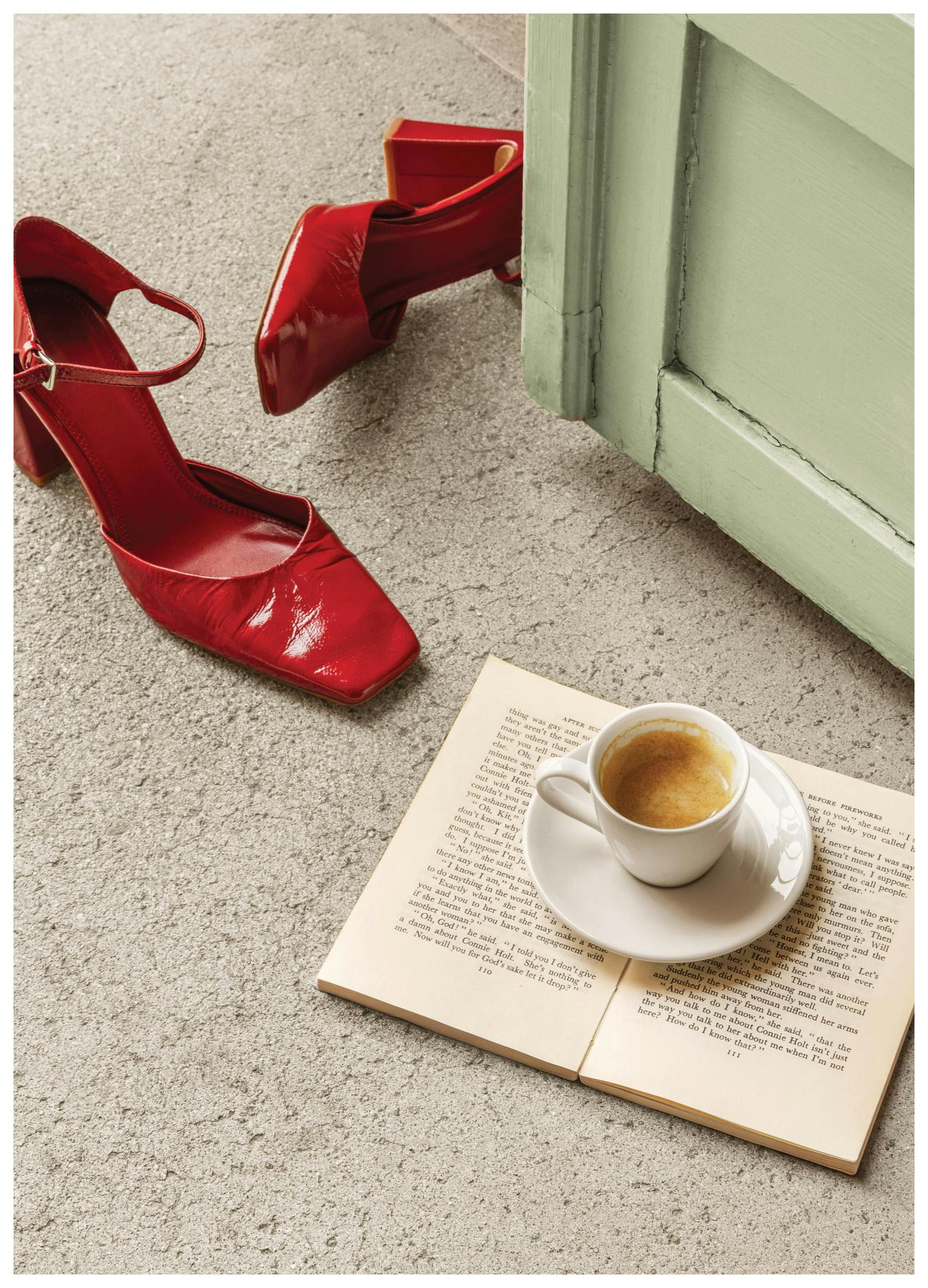 Prints - Espresso and Heels Print (50x70 cm) - Tea and coffee posters