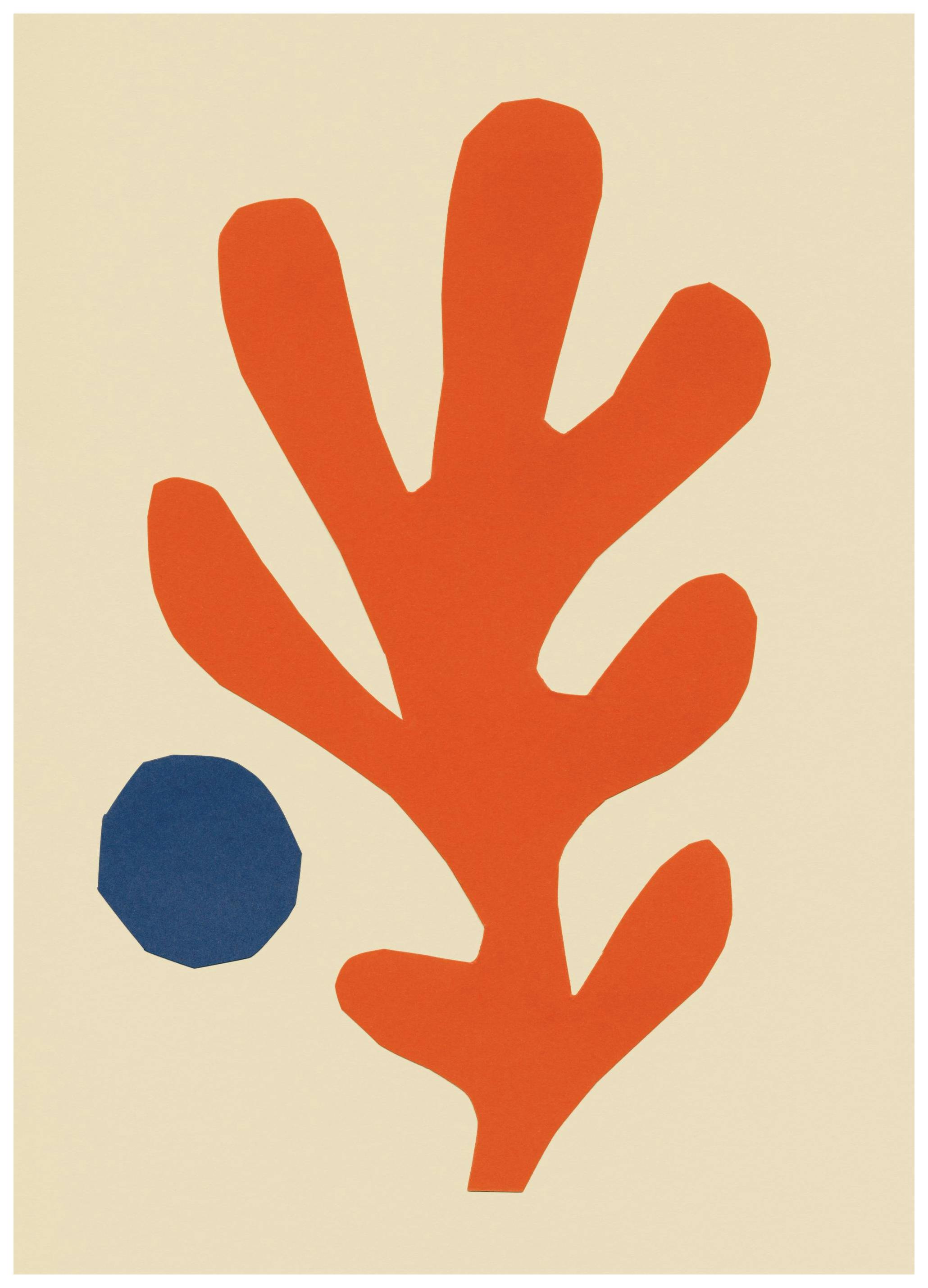 Prints - Cutout Coral Print (50x70 cm) - Art prints