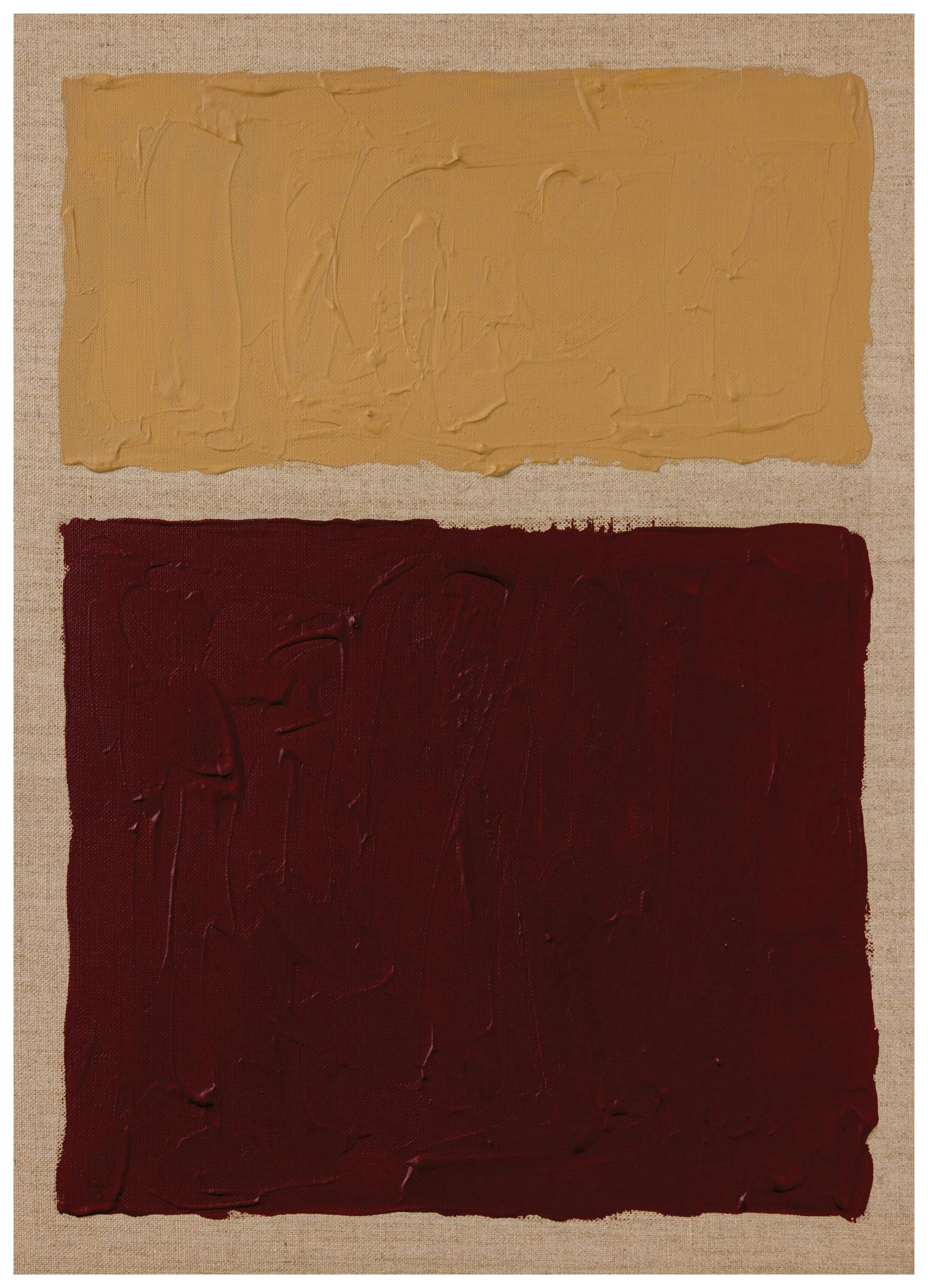 Ochre Versus Oxblood Print (70x100 cm)