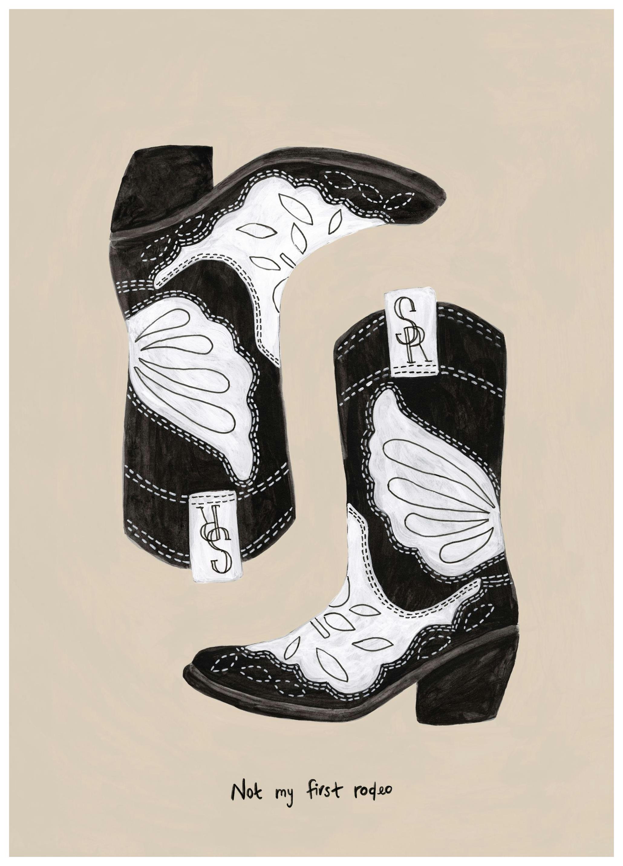 Prints - Cowgirl Starter Pack Print (21x30 cm) - Paintings