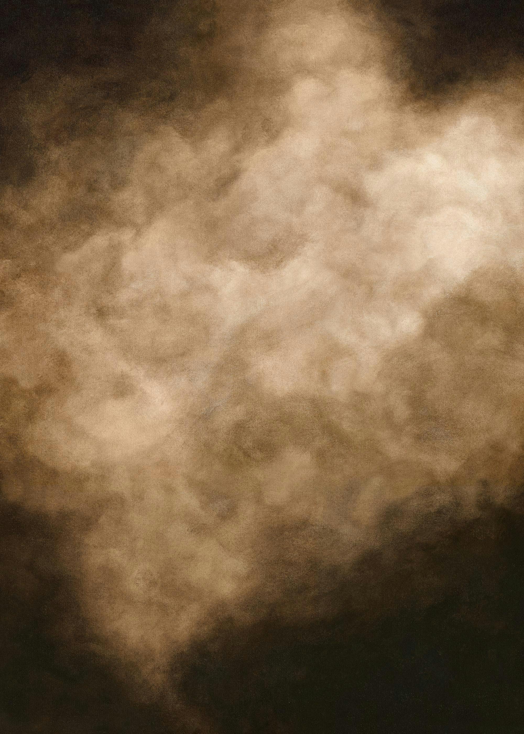 Poster con nuvole di tonalità marroni sfumate dal chiaro allo scuro, per un effetto etereo e misterioso.