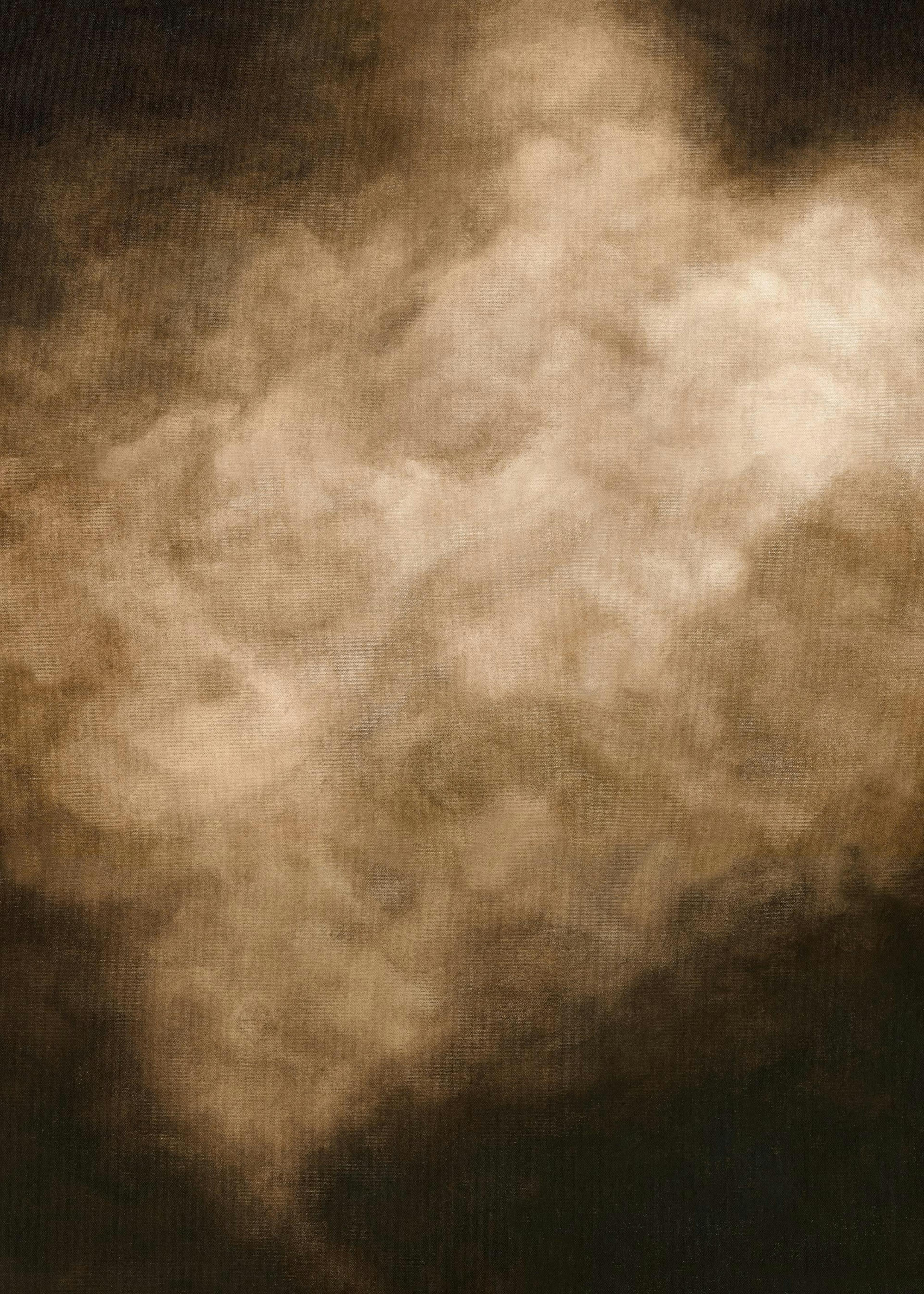 Poster con nuvole di tonalità marroni sfumate dal chiaro allo scuro, per un effetto etereo e misterioso.