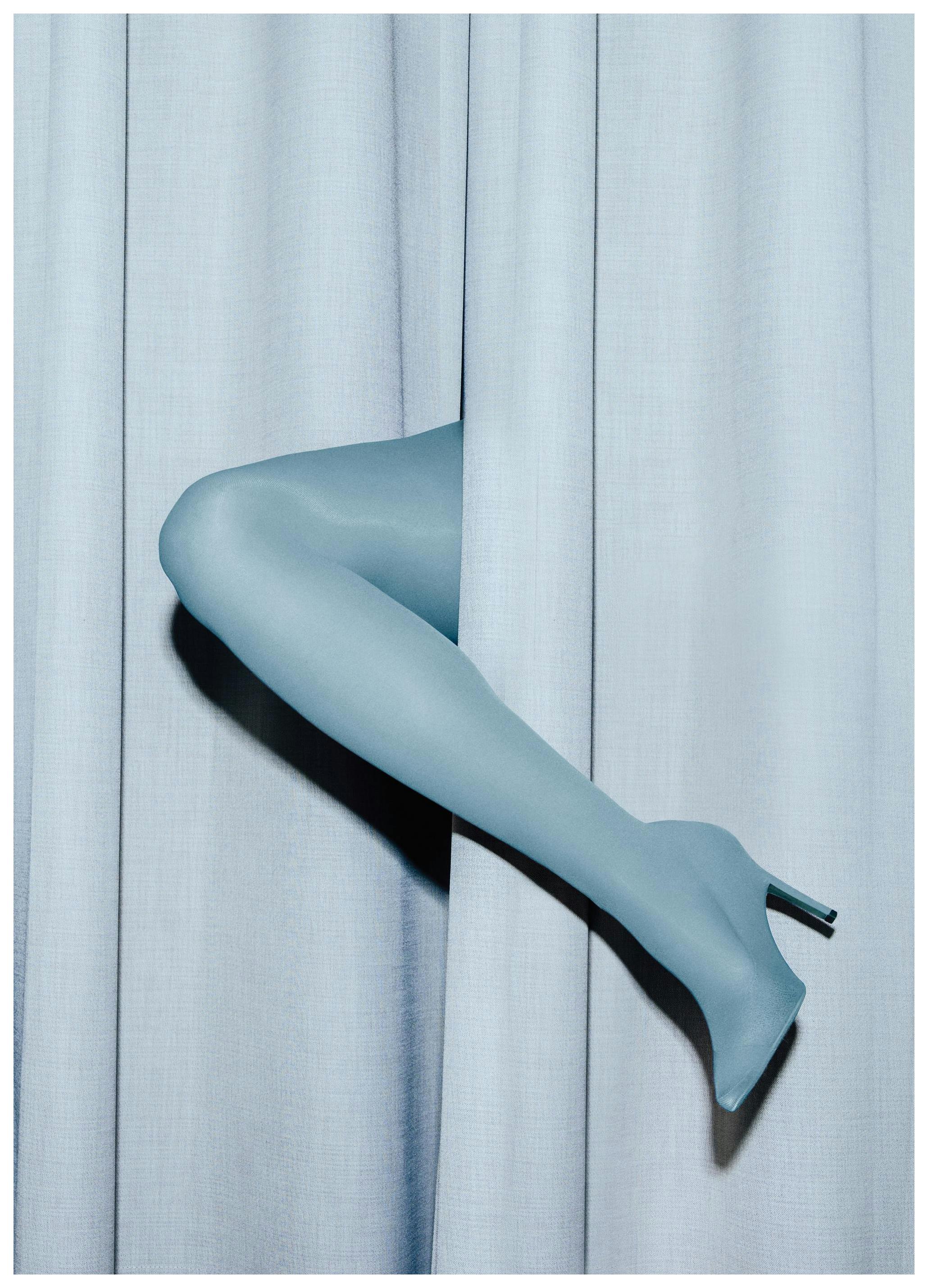 Blue Stiletto Poster (50x70 cm) - Fashion posters