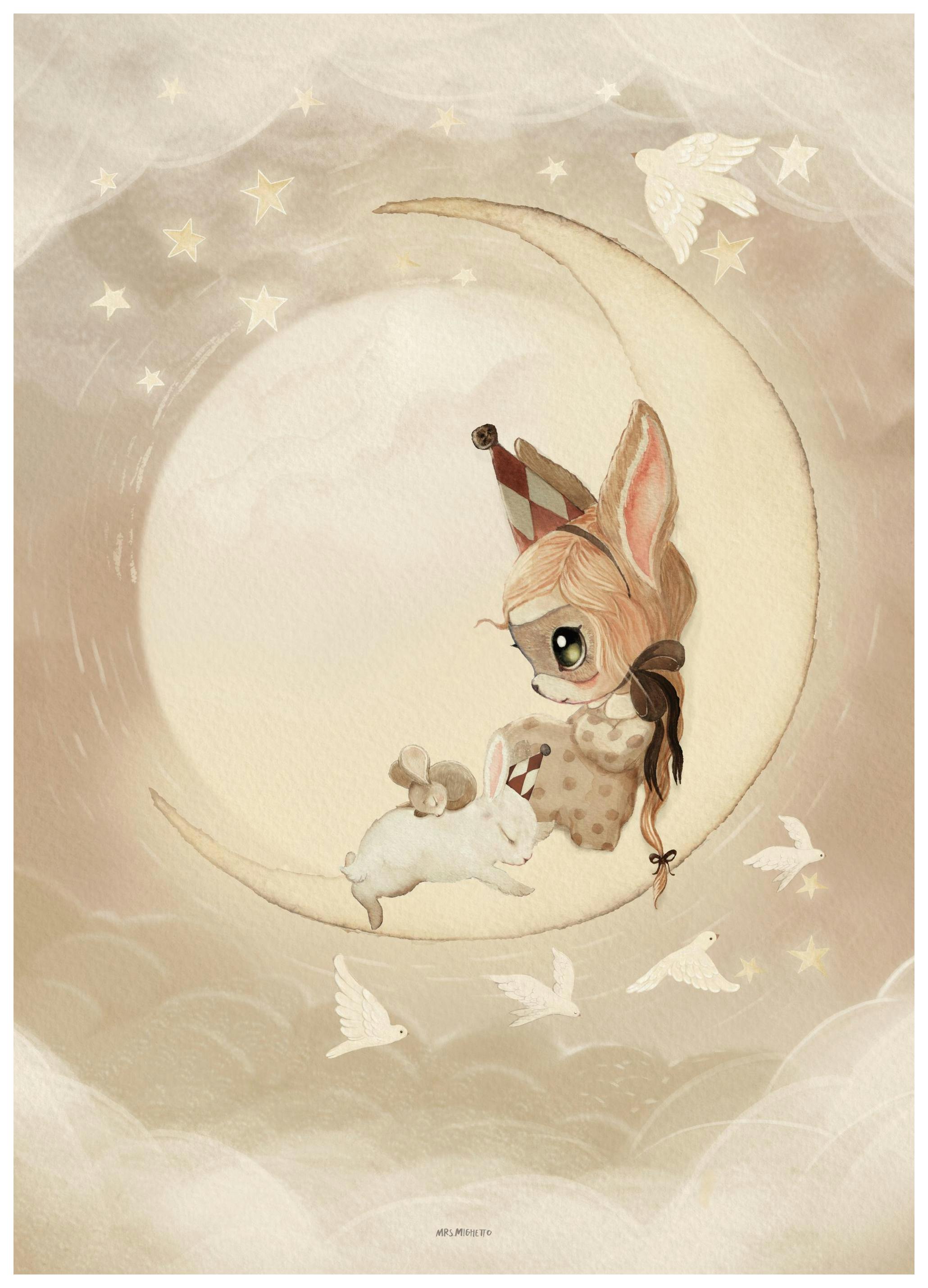 Mrs Mighetto - Miss Maja Poster (50x70 cm)-Poster