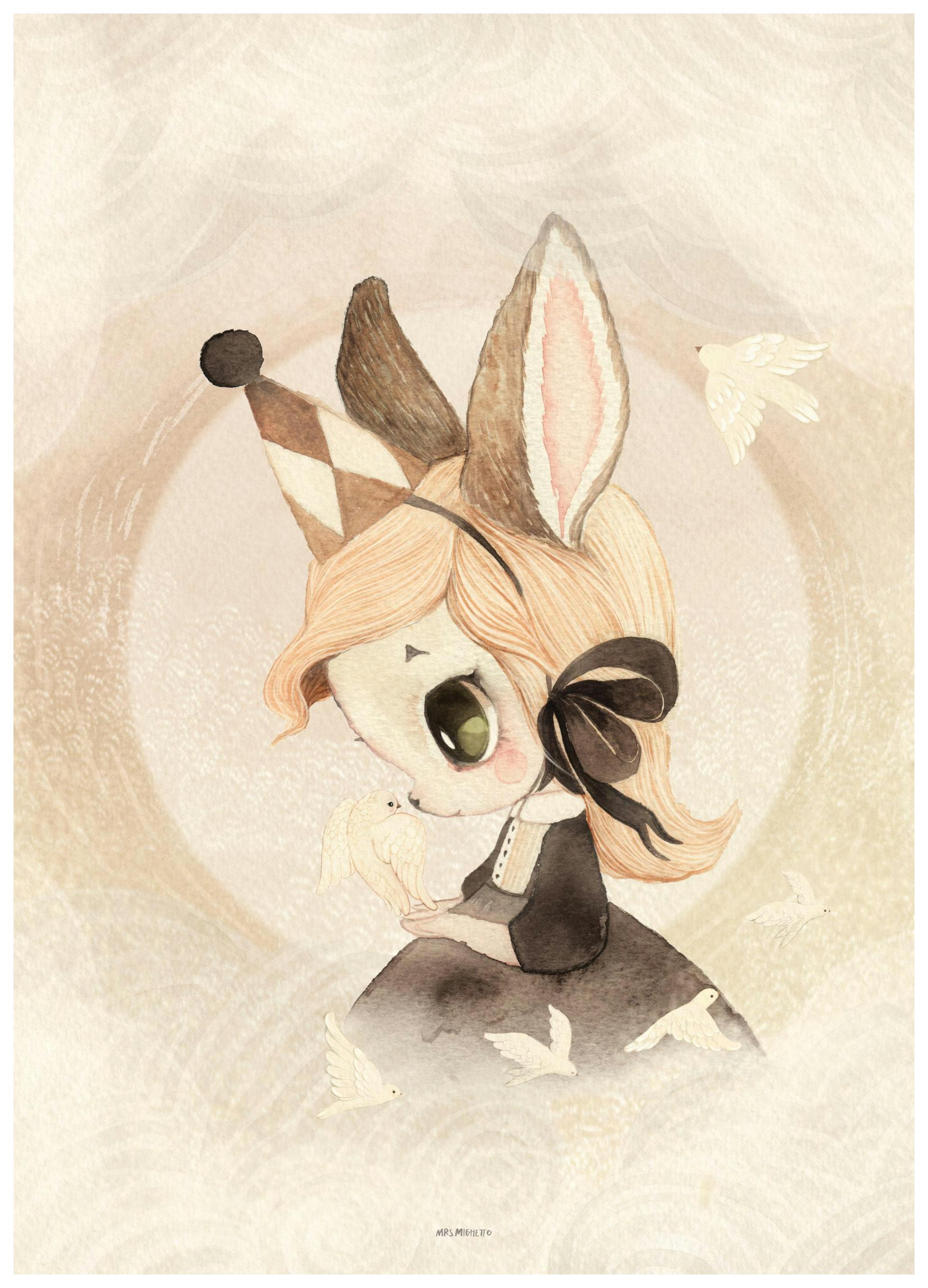 Mrs Mighetto - Miss Saga Print (30x40 cm)