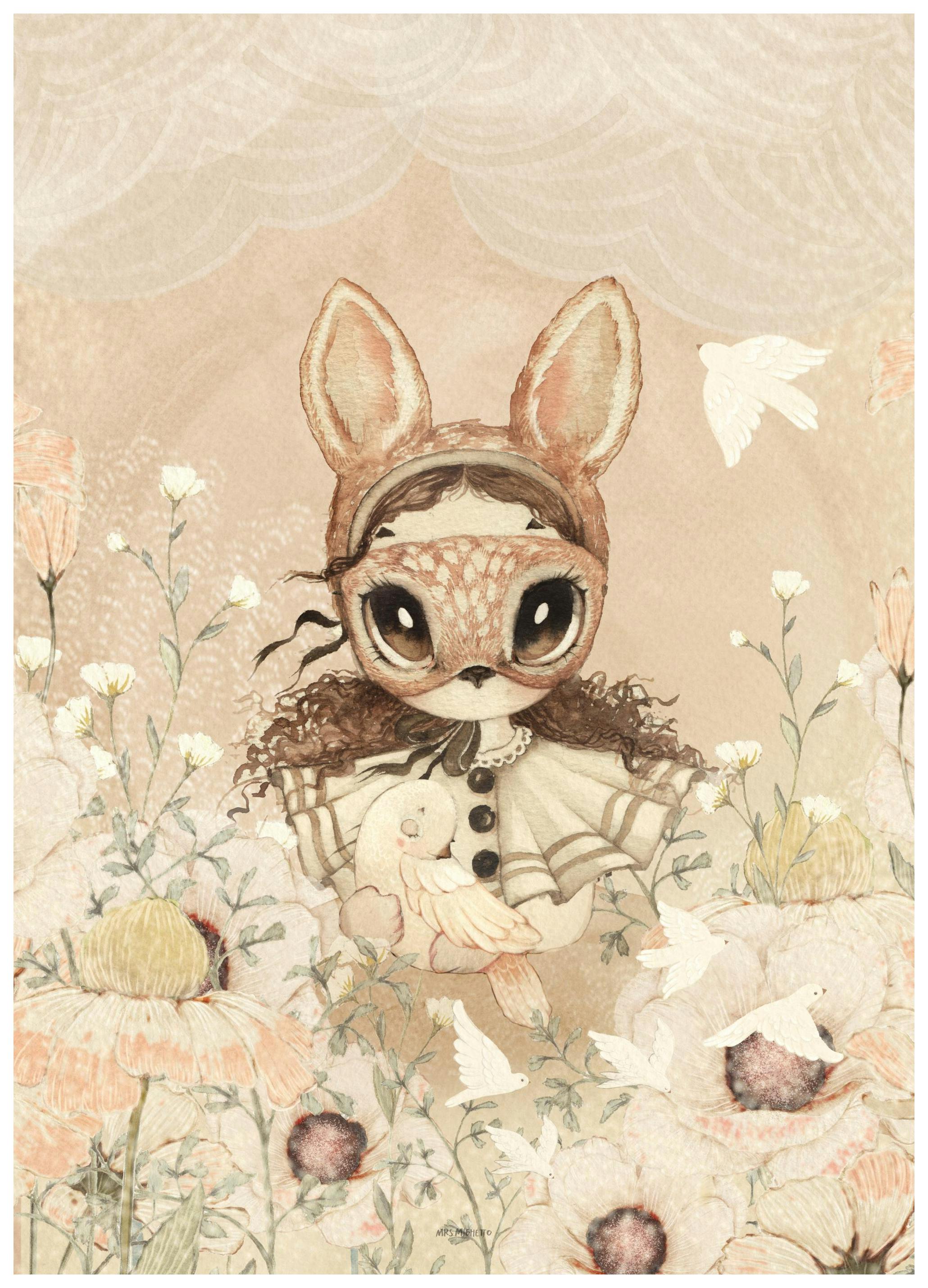 Mrs Mighetto - Miss Freja Print Print (30x40 cm)