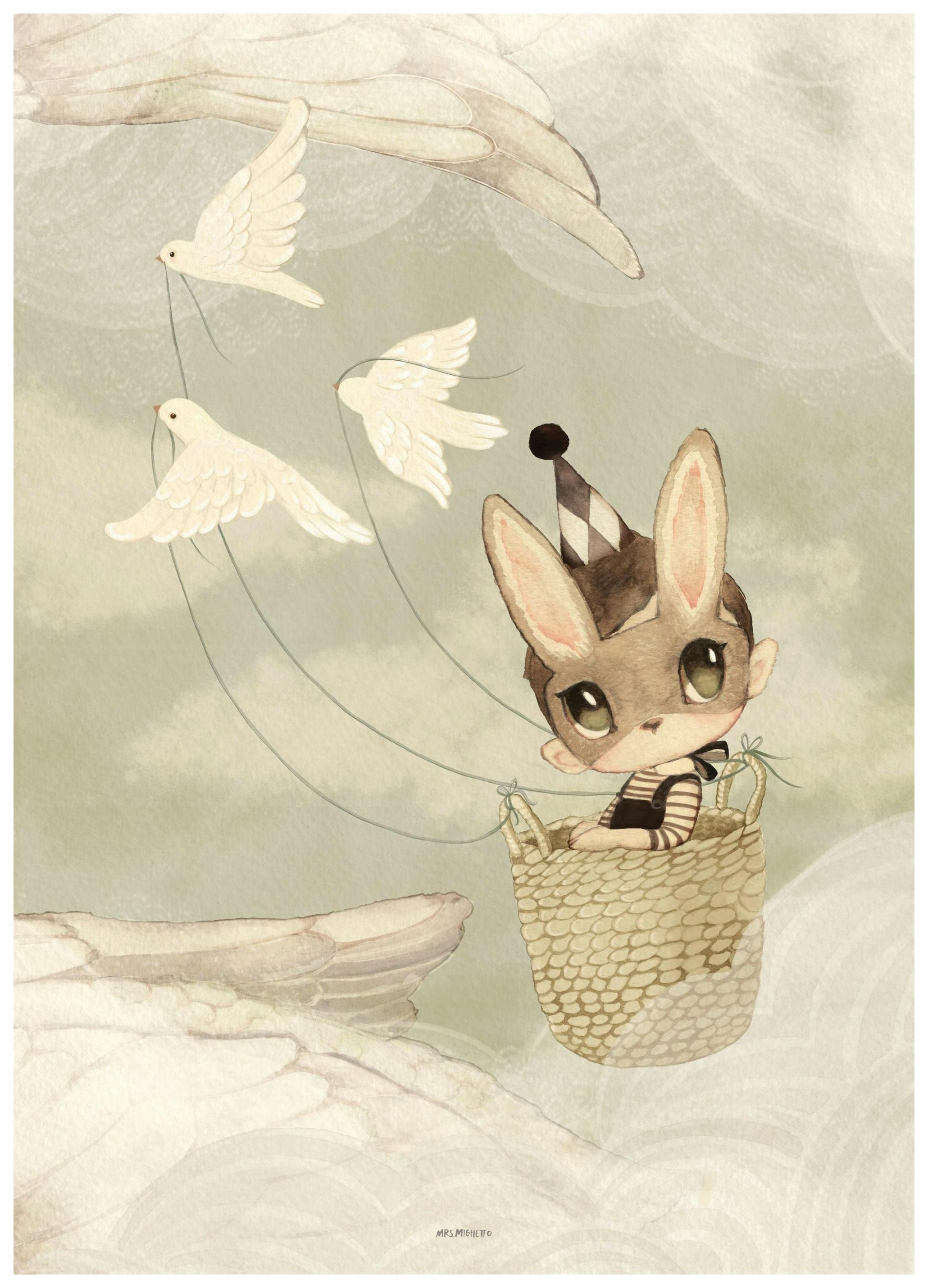 Mrs Mighetto - Mr Emil Print (50x70 cm)