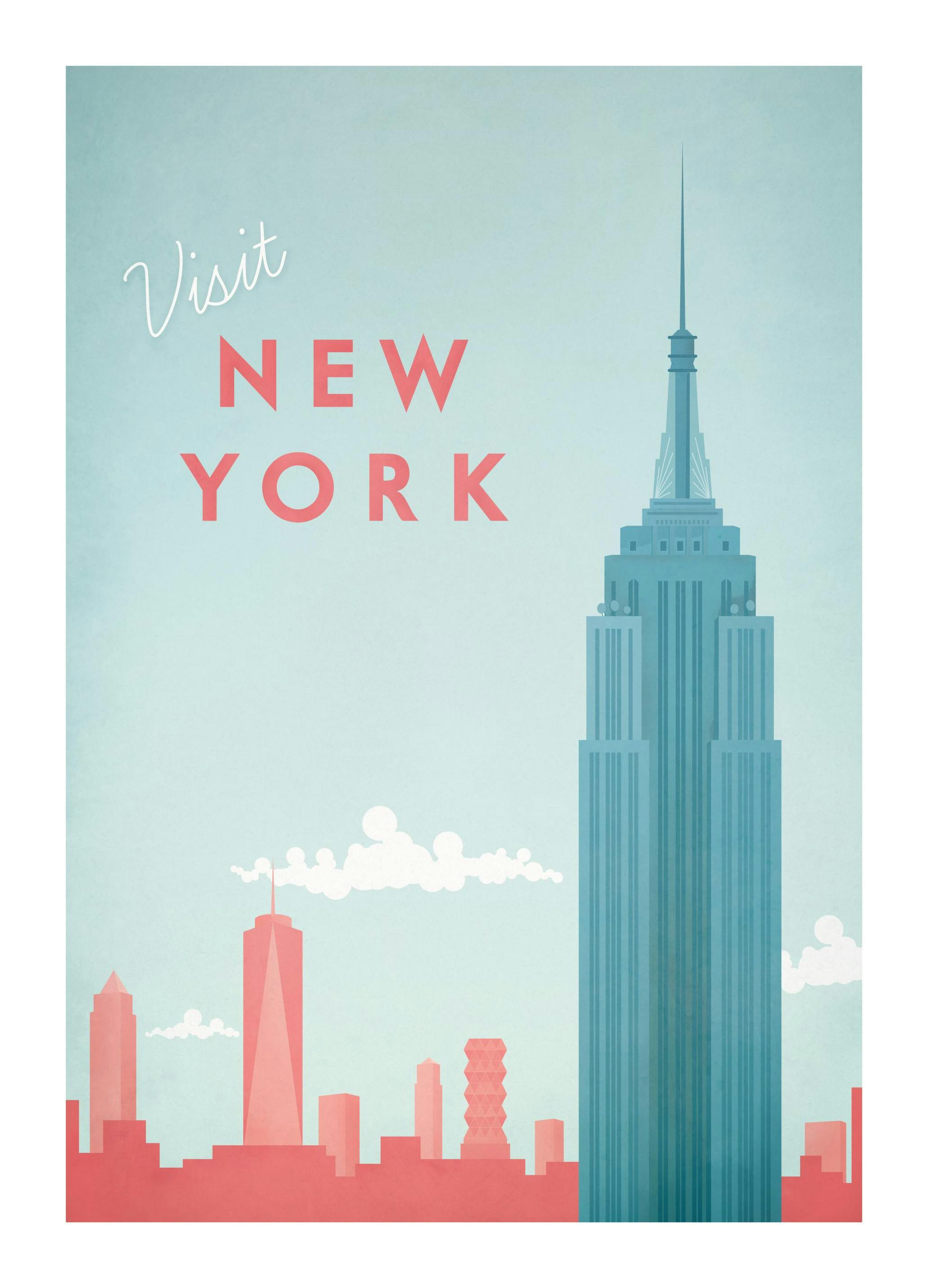 Henry Rivers - New York Travel Poster (30x40 cm)- Henry Rivers