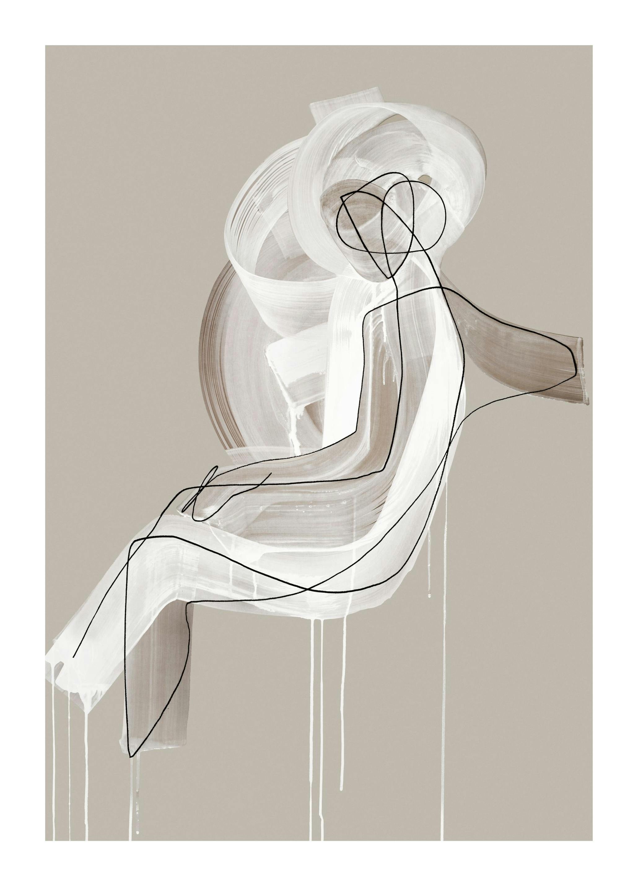 Peytil - Cappuccino Print (30x40 cm)