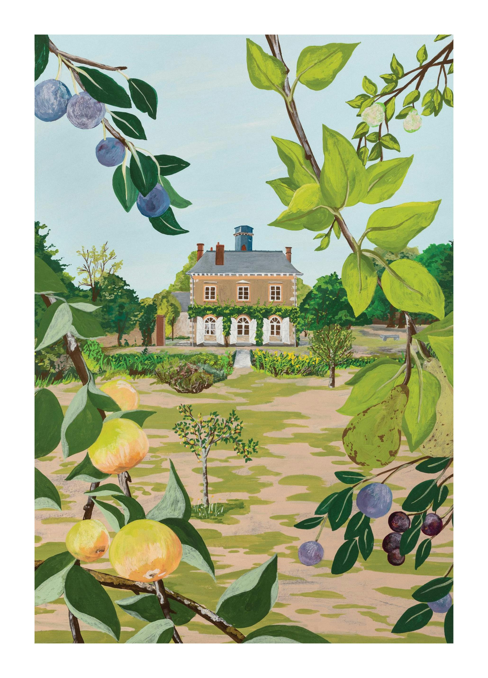 Jaron Su - Le Fruit Chateau Affiche (50x70 cm) - Jaron Su