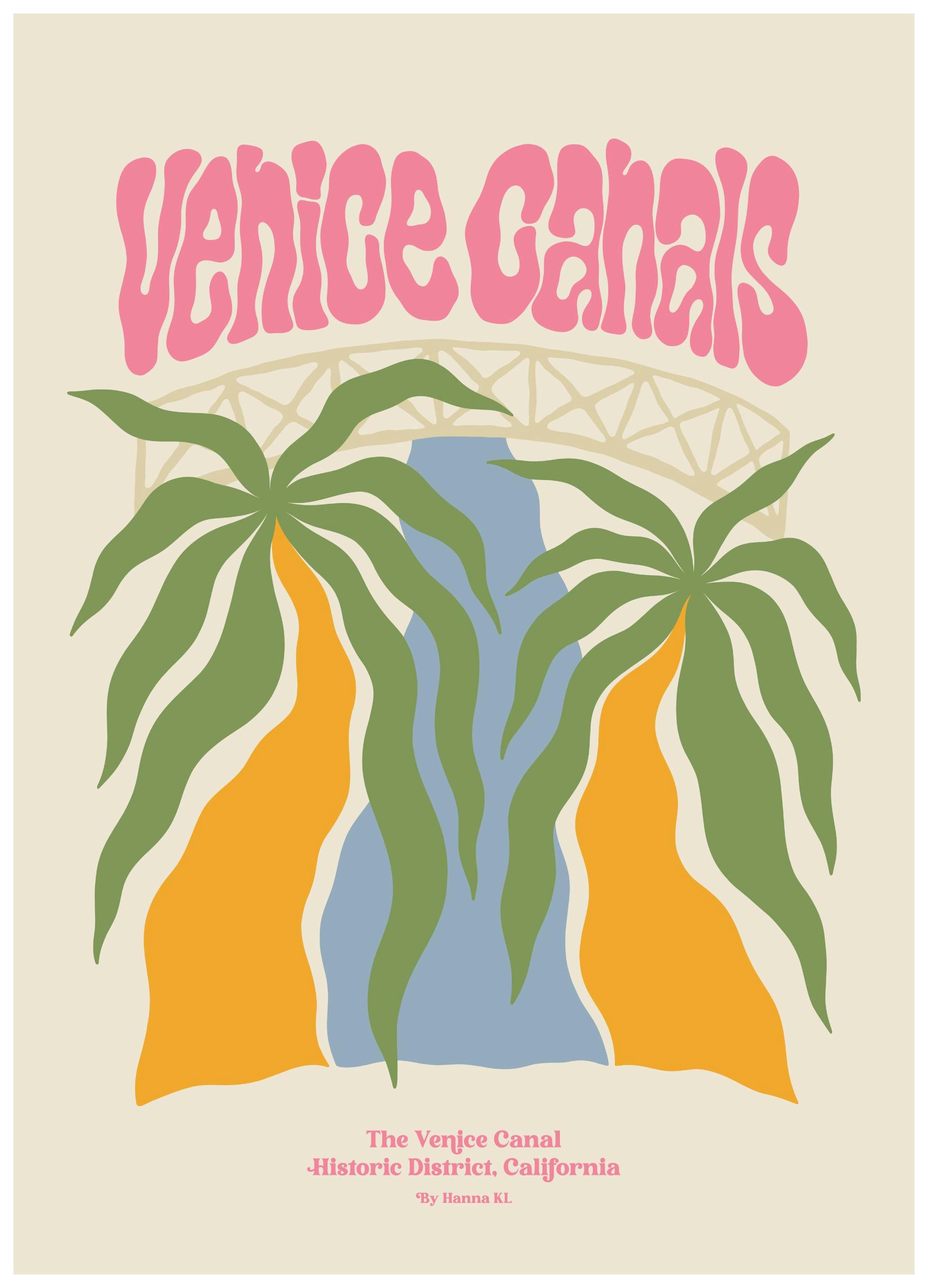 Hanna KL - Venice Canals Poster (21x30 cm)