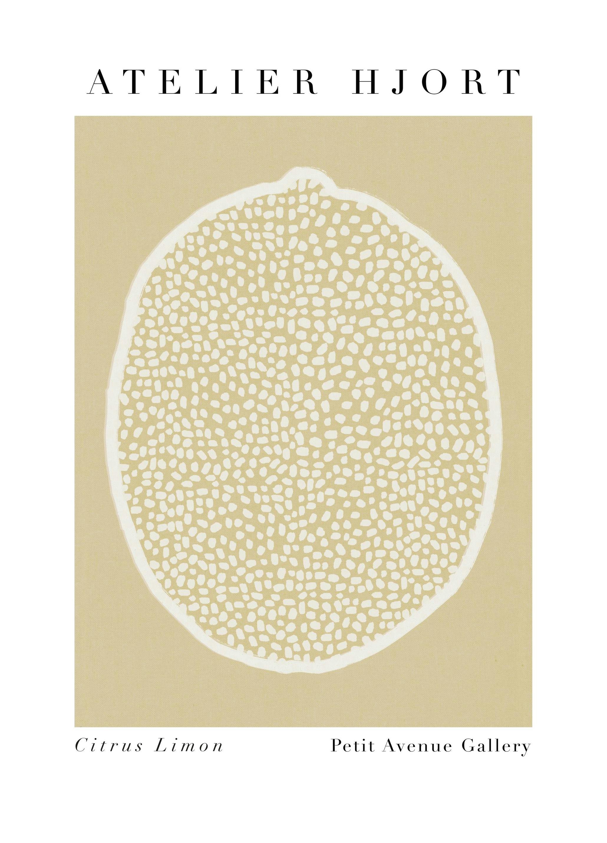 Julia HallstrÃ¶m Hjort - Citrus Limon Poster (21x30 cm)