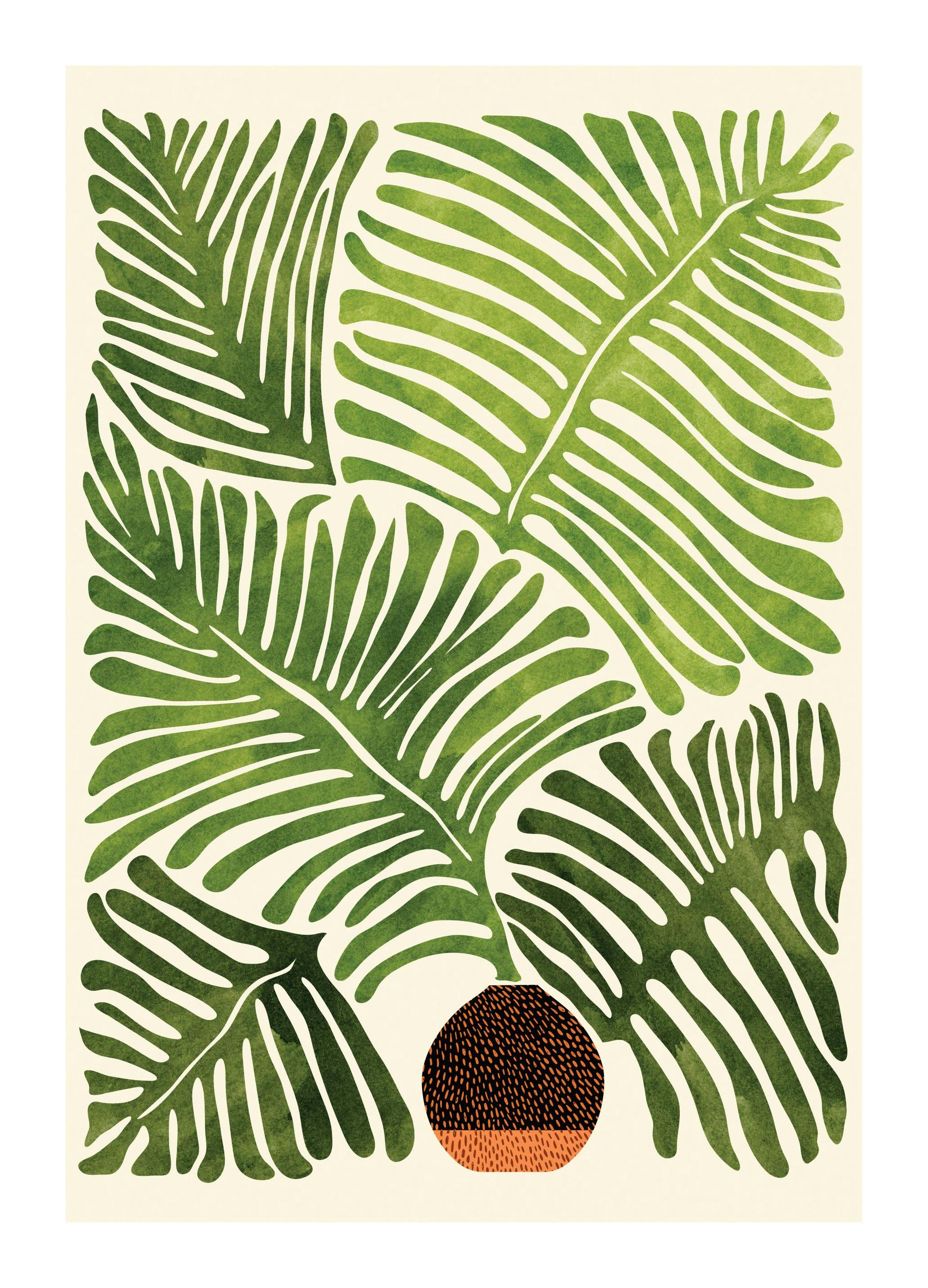 Kristian Gallagher - Summer Fern Poster (50x70 cm)