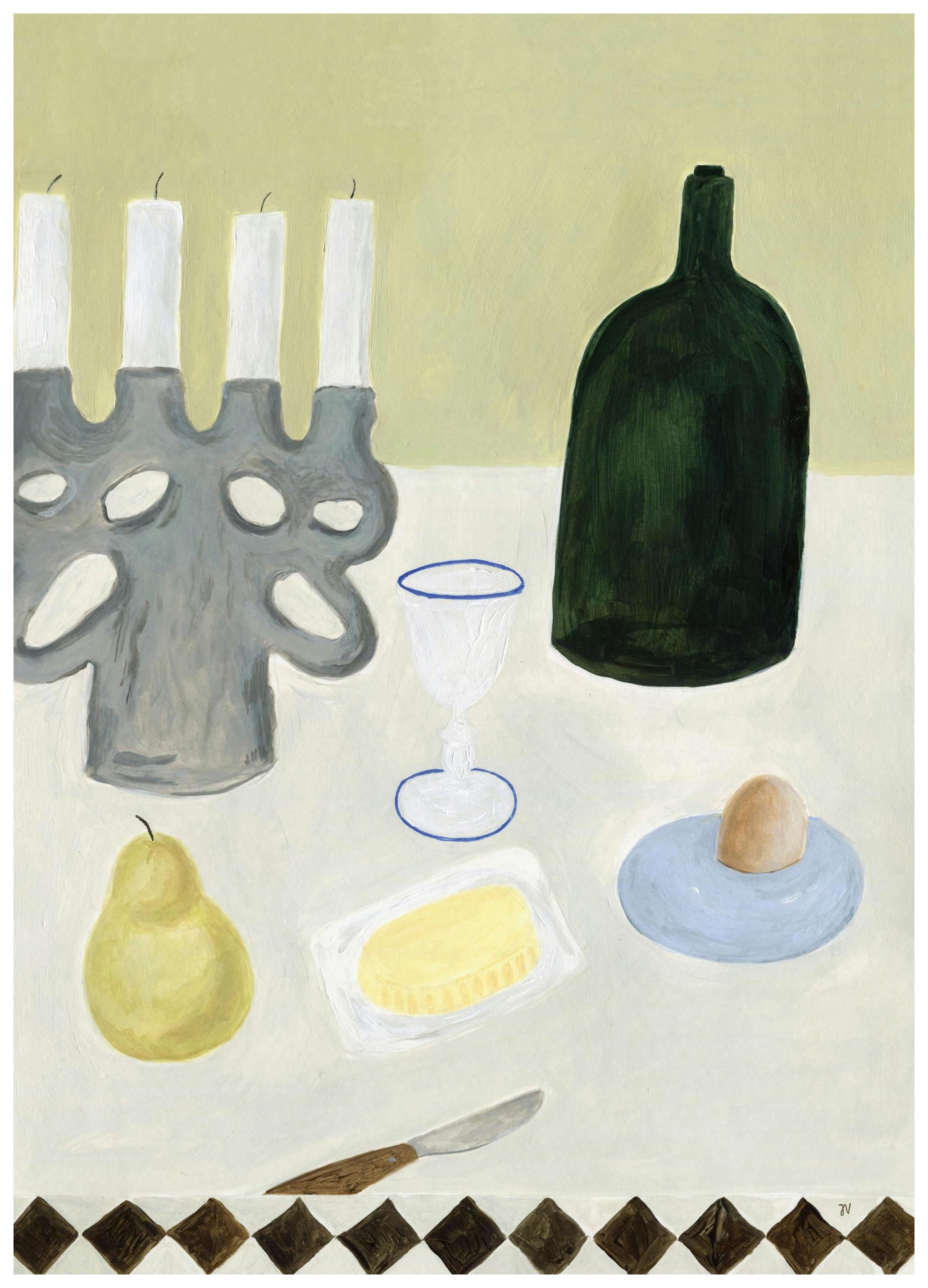 Isabelle Vandeplassche - Petit-déjeuner Poster (50x70 cm)