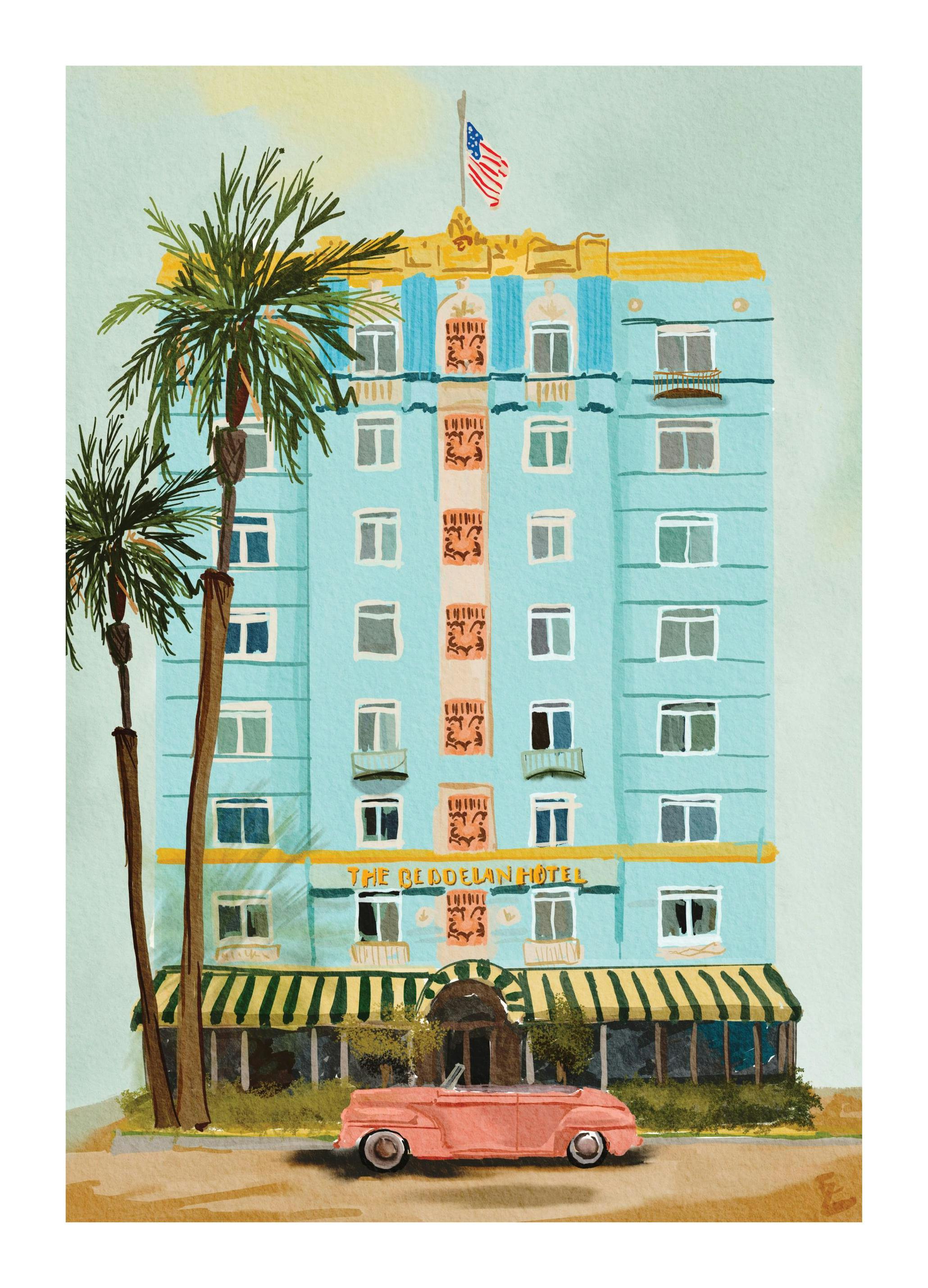 Ekaterina Zagorska - Welcome to Miami Print (50x70 cm)