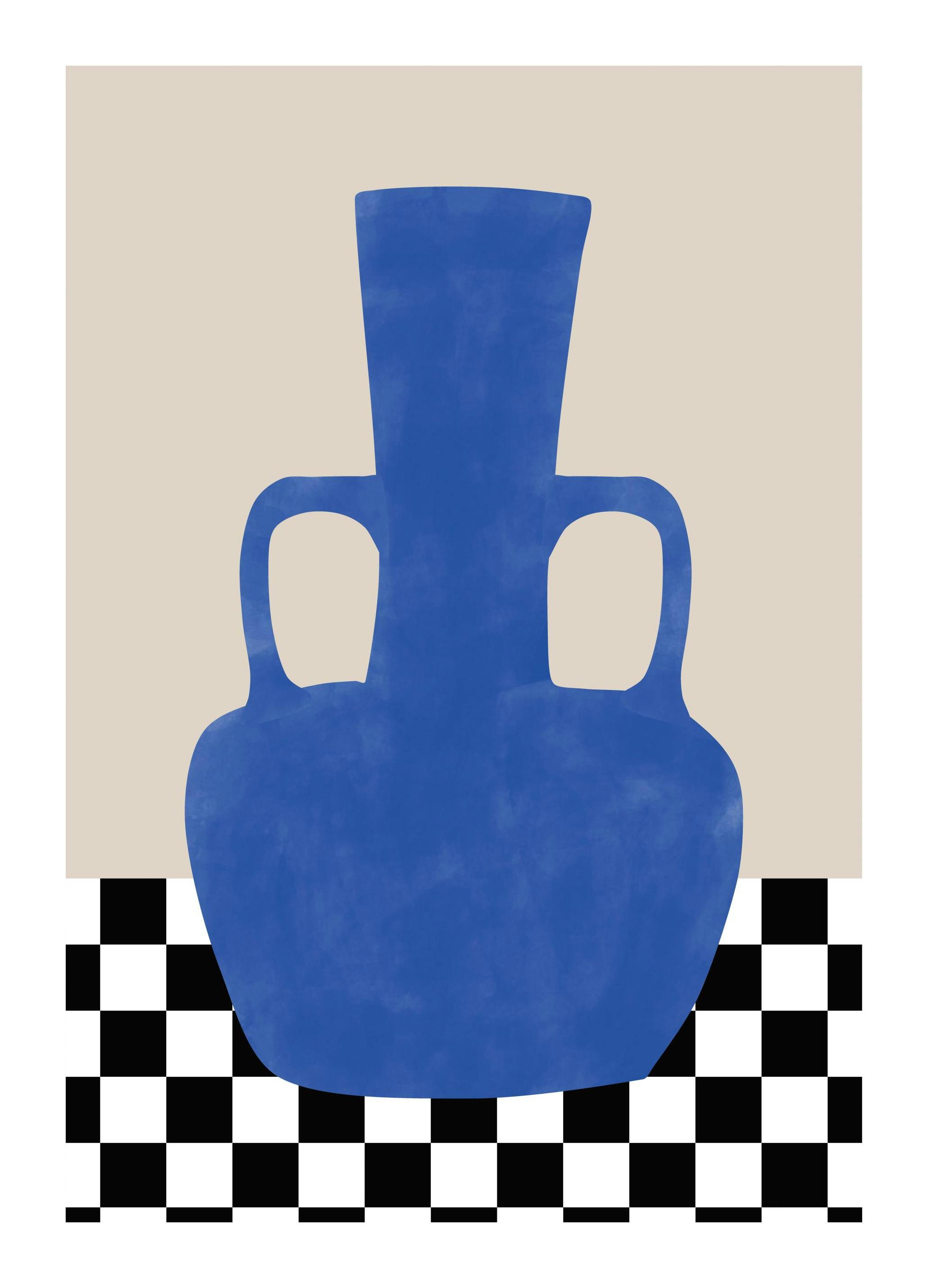 The Print Republic - Blue Still Life Poster No2 Poster (30x40 cm)