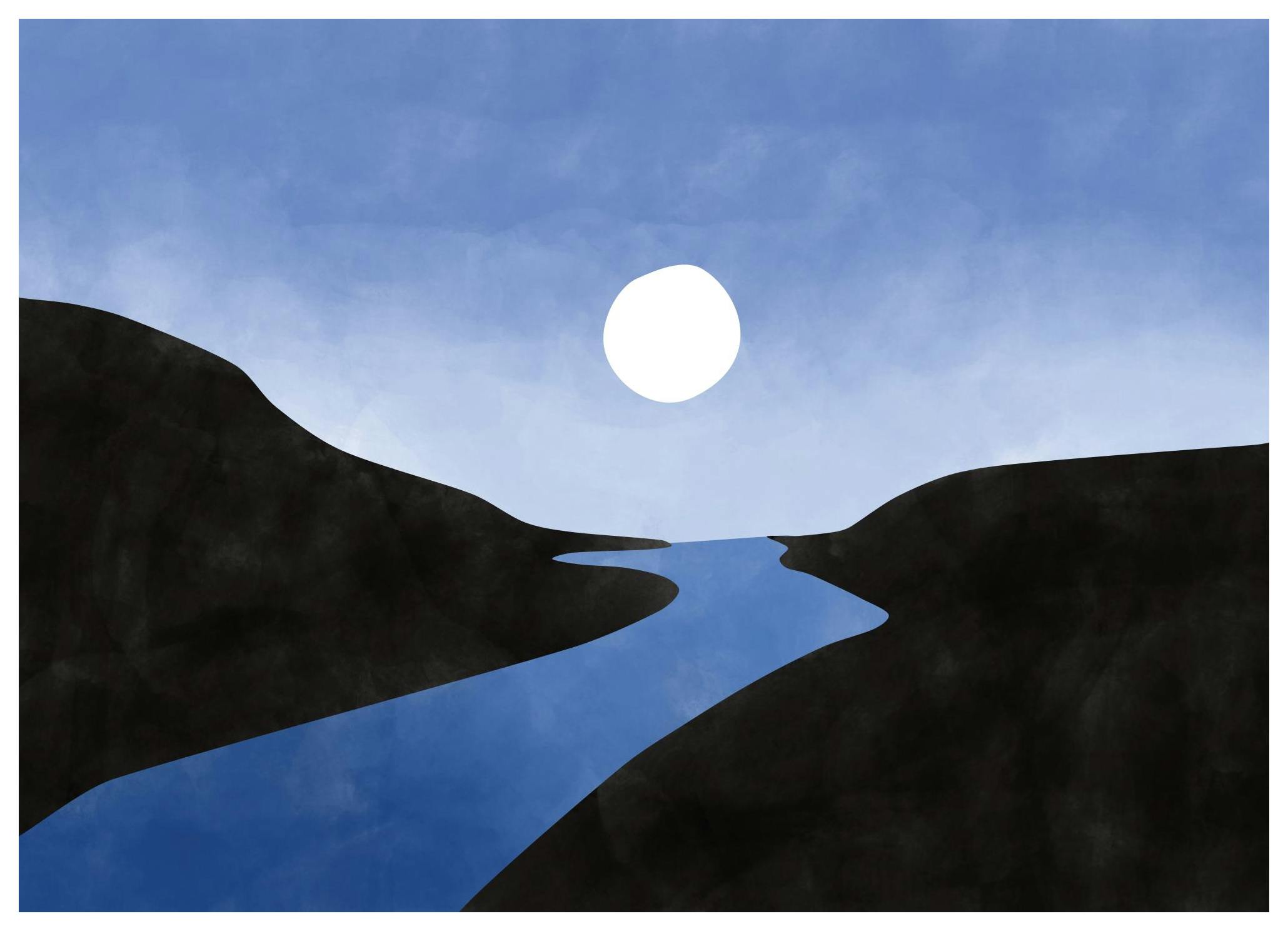 The Print Republic - Summer Night Poster (30x40 cm)