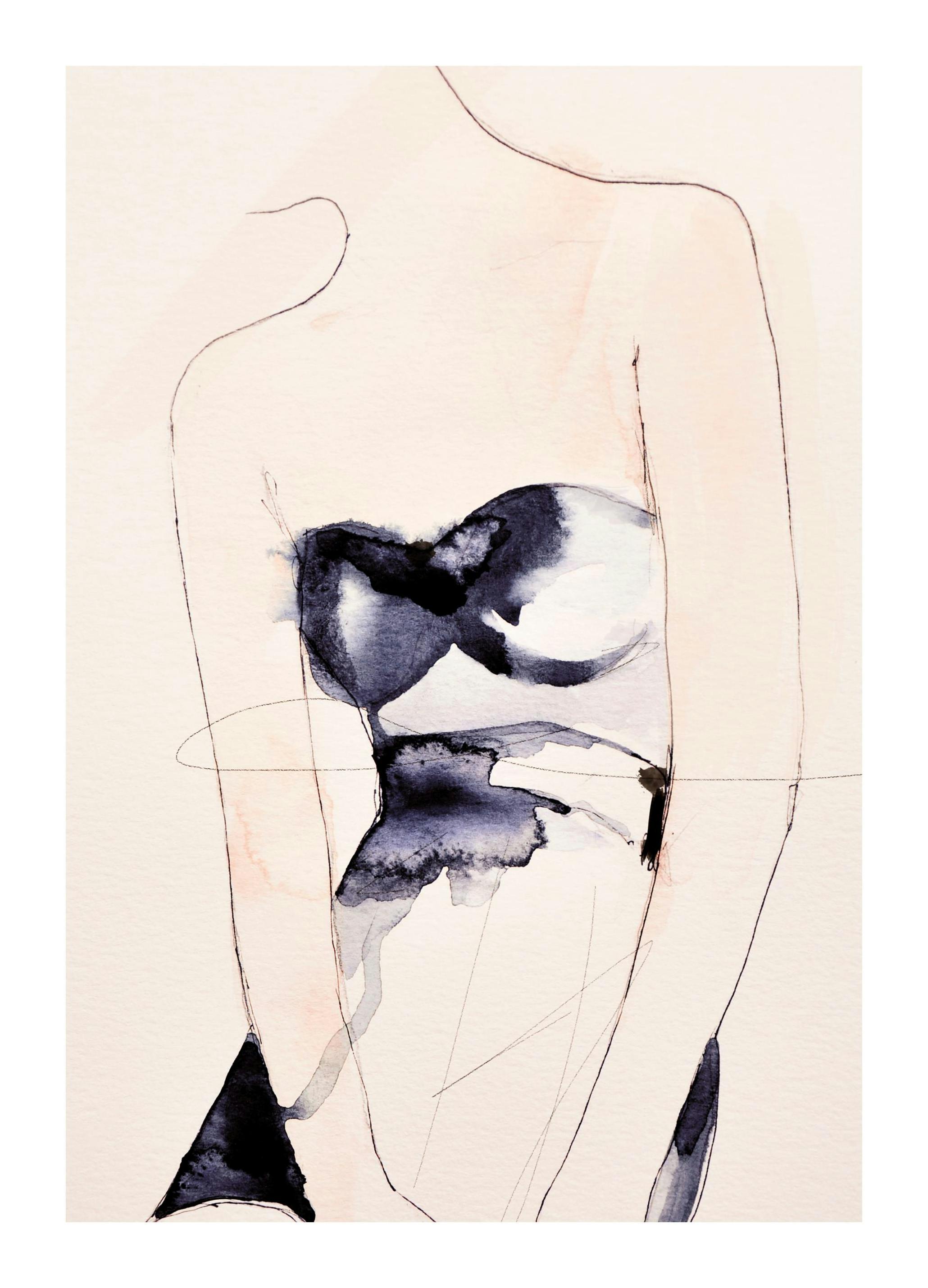 Leigh Viner - Female Figure Poster (30x40 cm)