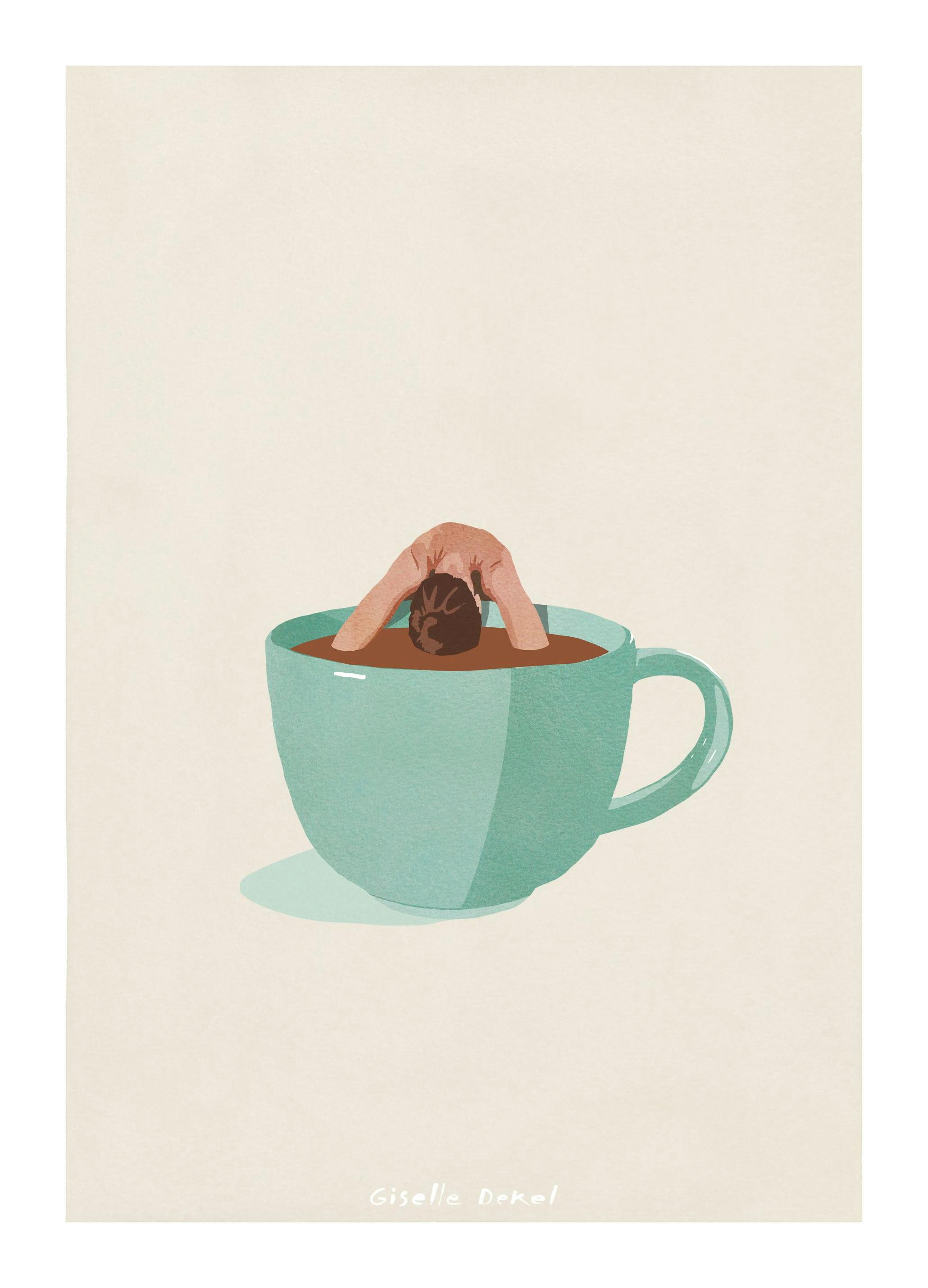Giselle Dekel â Going Deep Poster (50x70 cm)