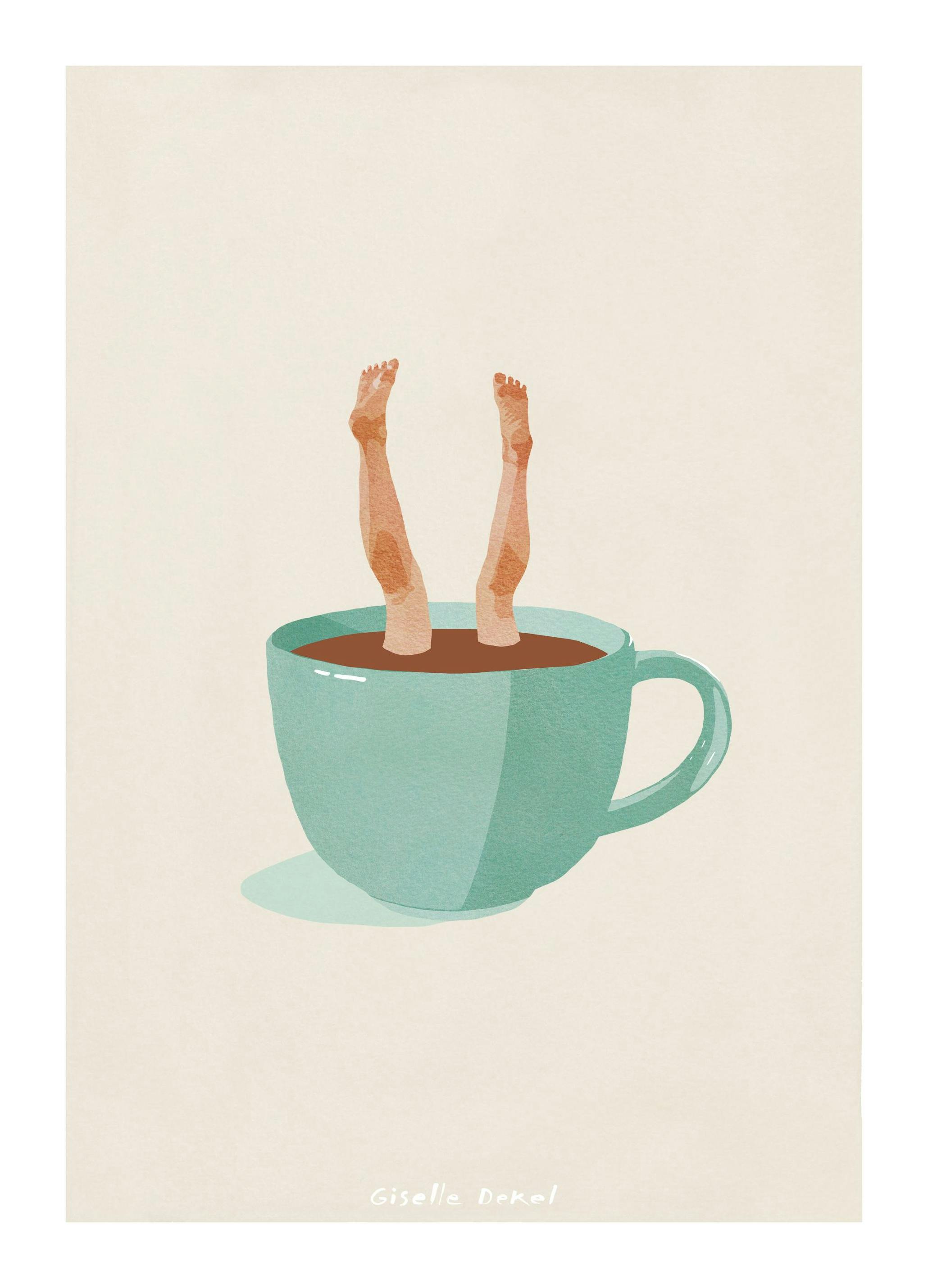 Giselle Dekel â Going Deeper Poster (50x70 cm)