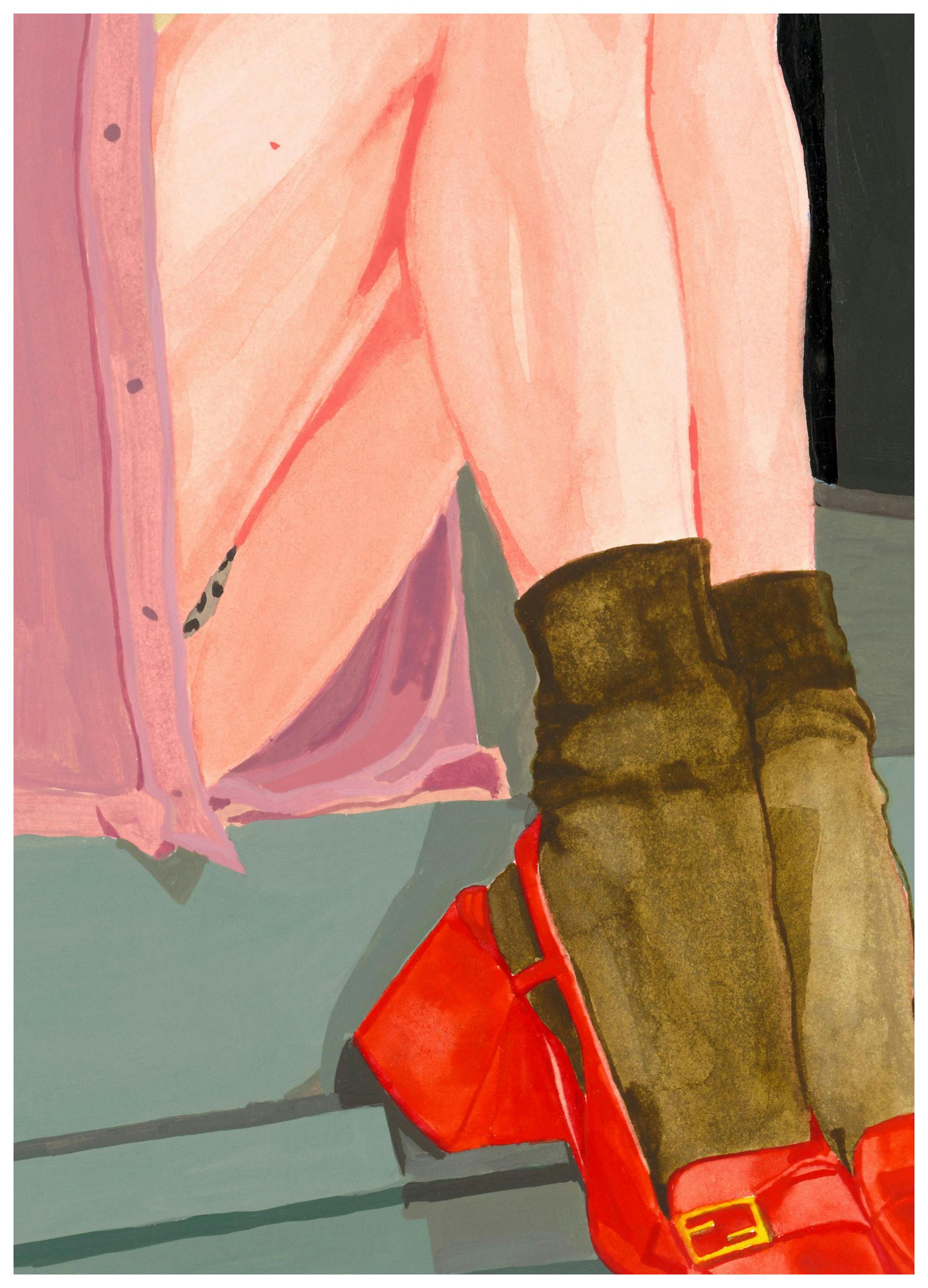 Sophia Novosel - The Waiting Girl Poster (30x40 cm)