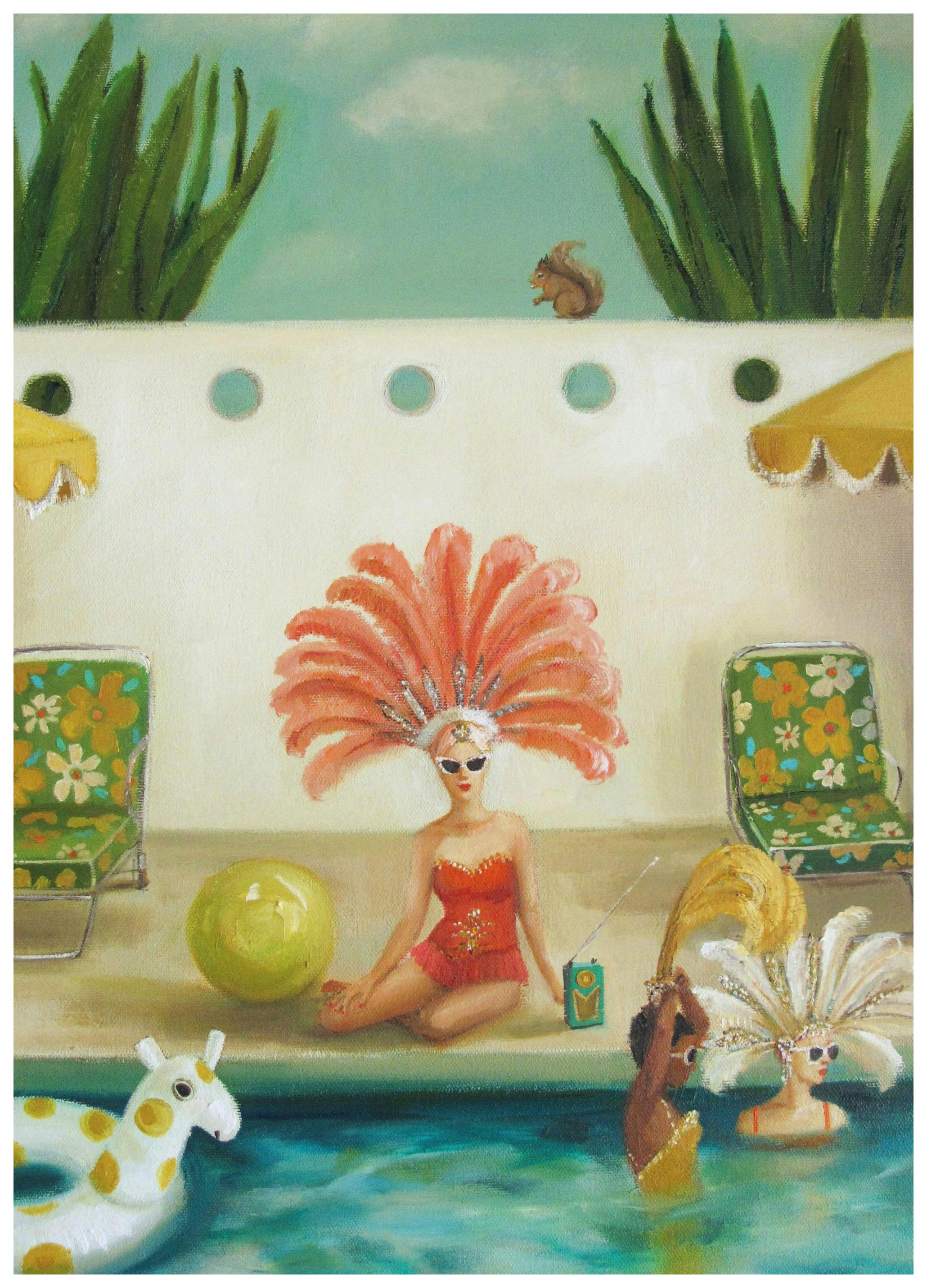 Janet Hill - Poolside Poster (50x70 cm)