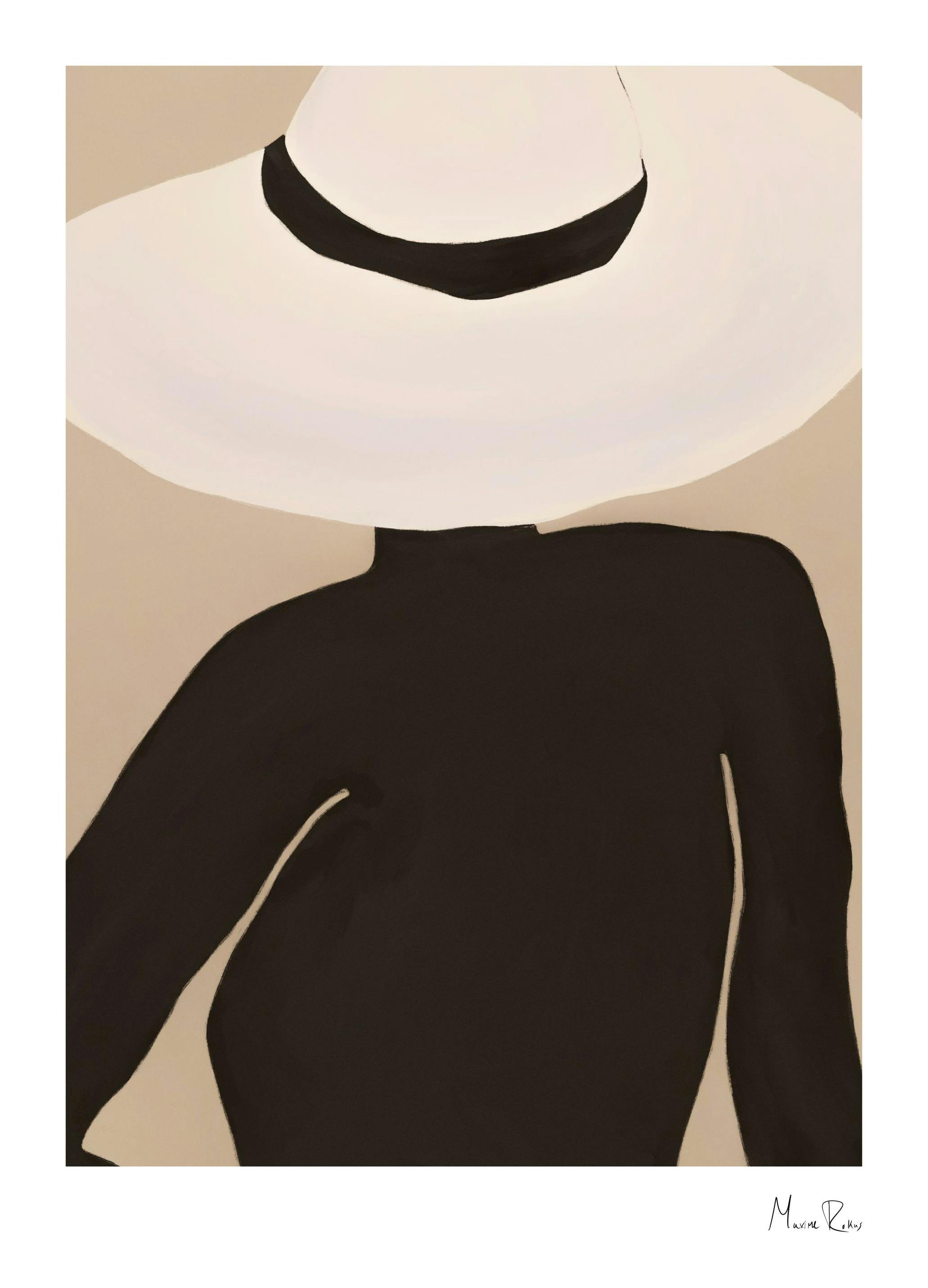 Maxime Rokus - Posing Hat Poster (30x40 cm)
