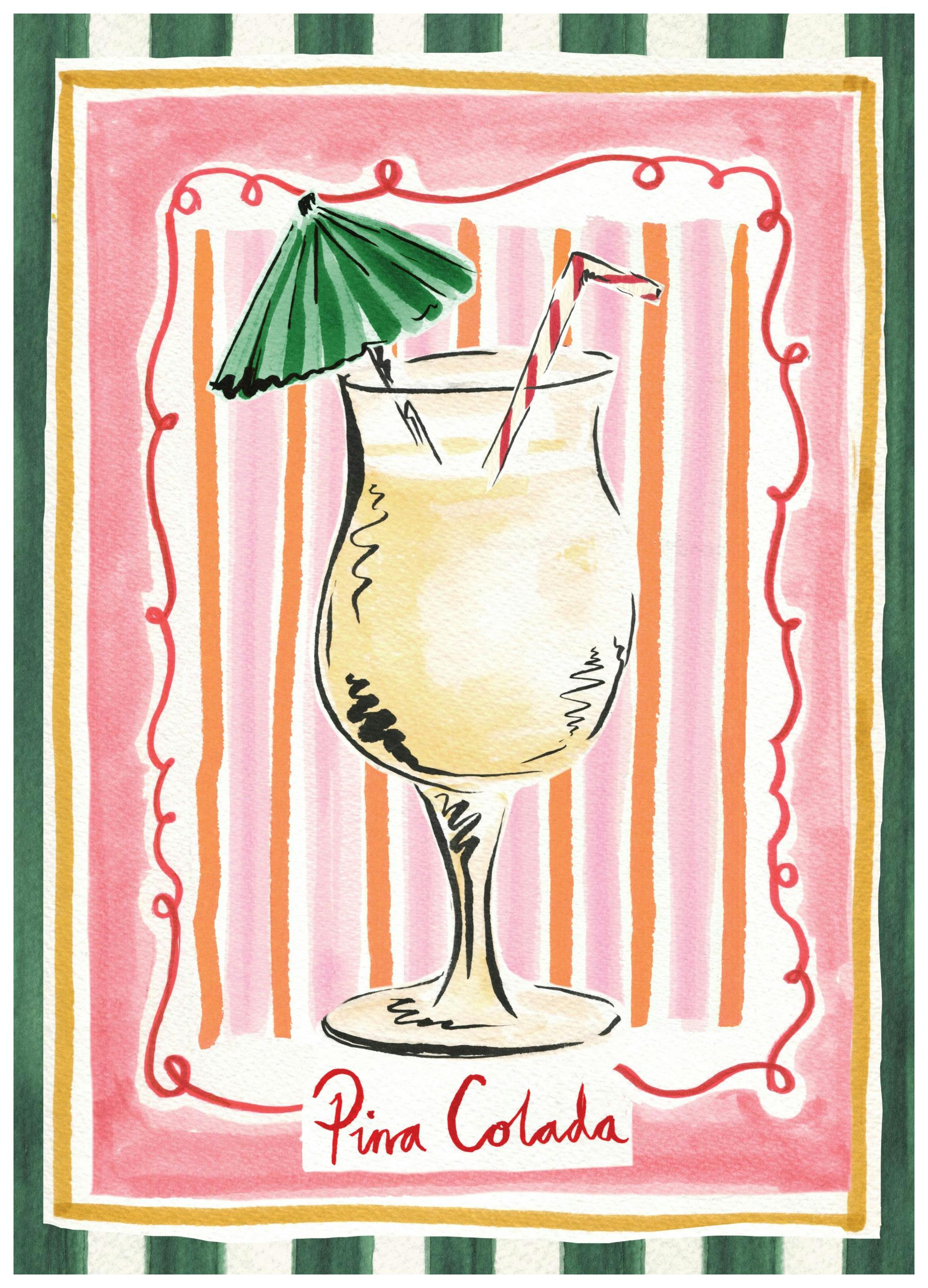 Emily Daborn - Piña Colada Poster (21x30 cm)- Emily Daborn