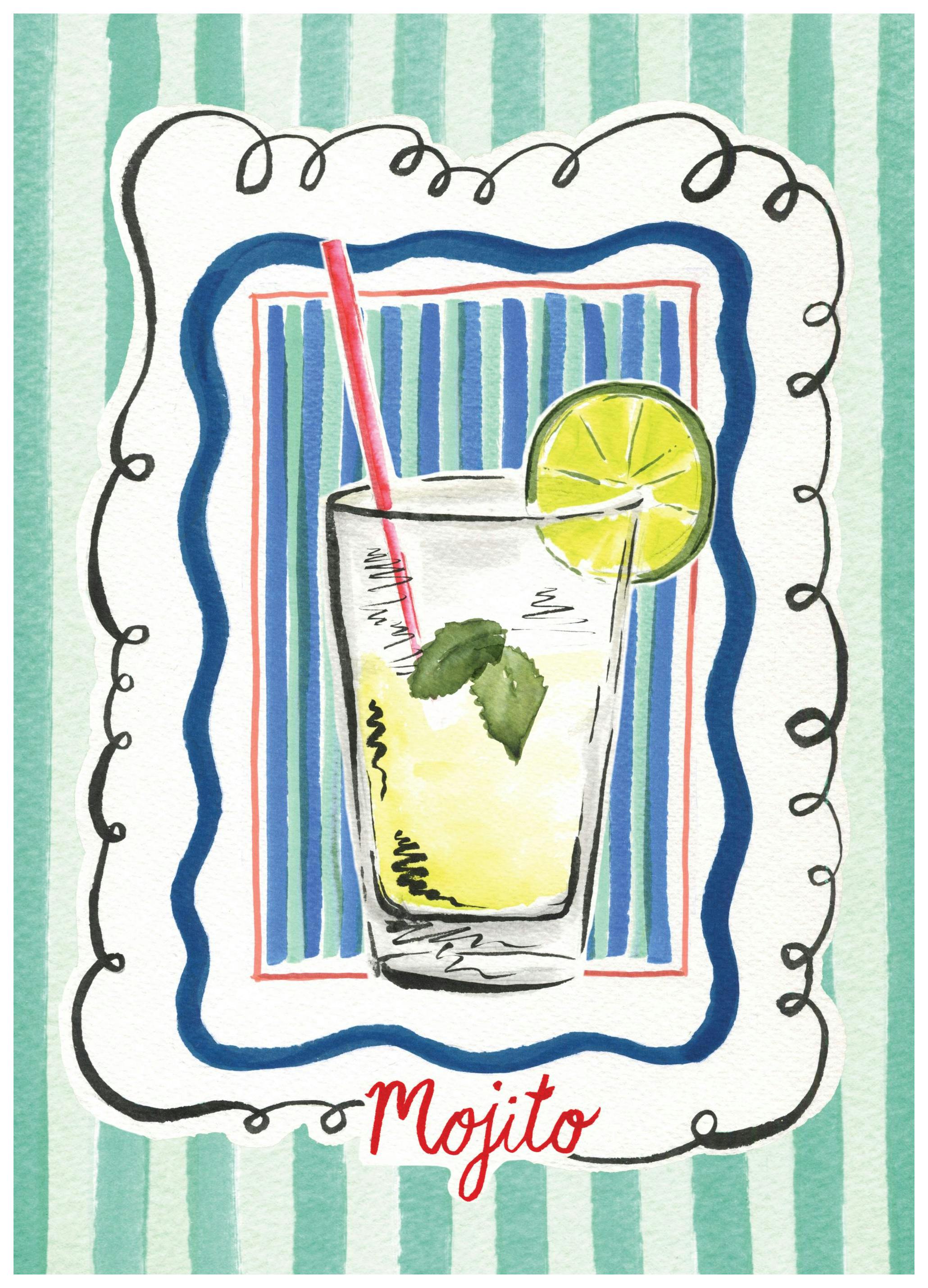 Emily Daborn - Mojito Affiche (21x30 cm) - Emily Daborn