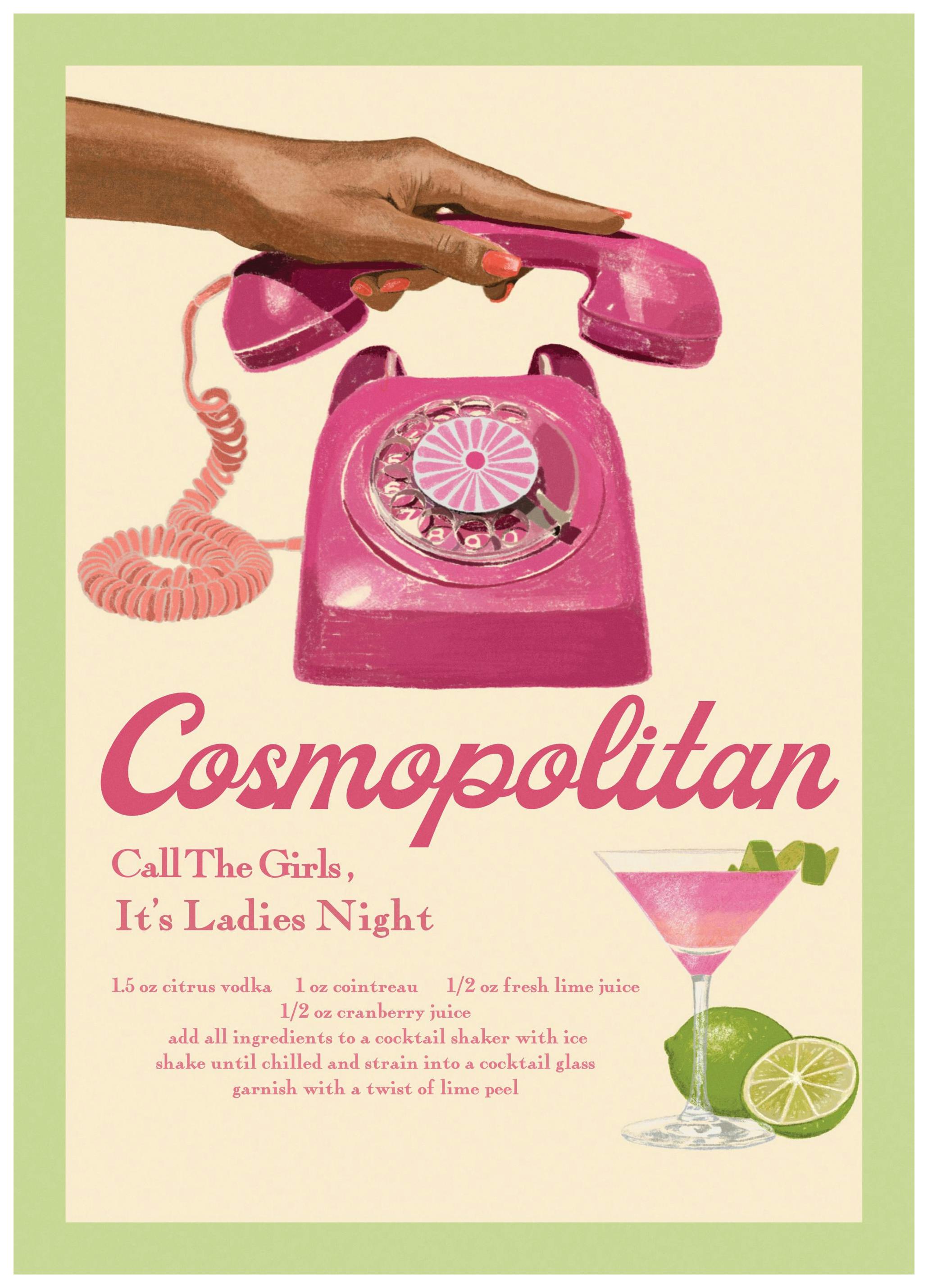 Jenny Liz Rome - Cosmopolitan Poster (30x40 cm)- Jenny Liz Rome