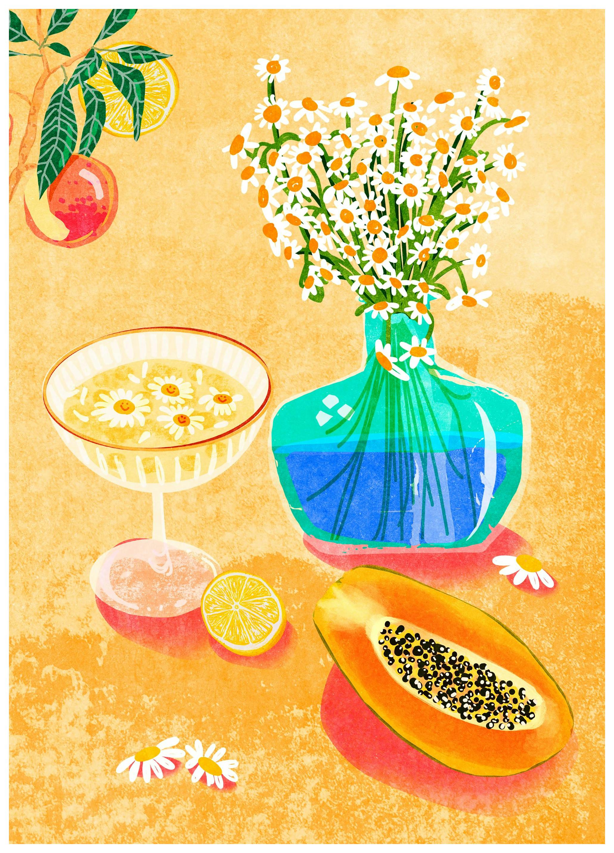 Raissa Oltmanns - Still Life Summer Vibes Print (30x40 cm)