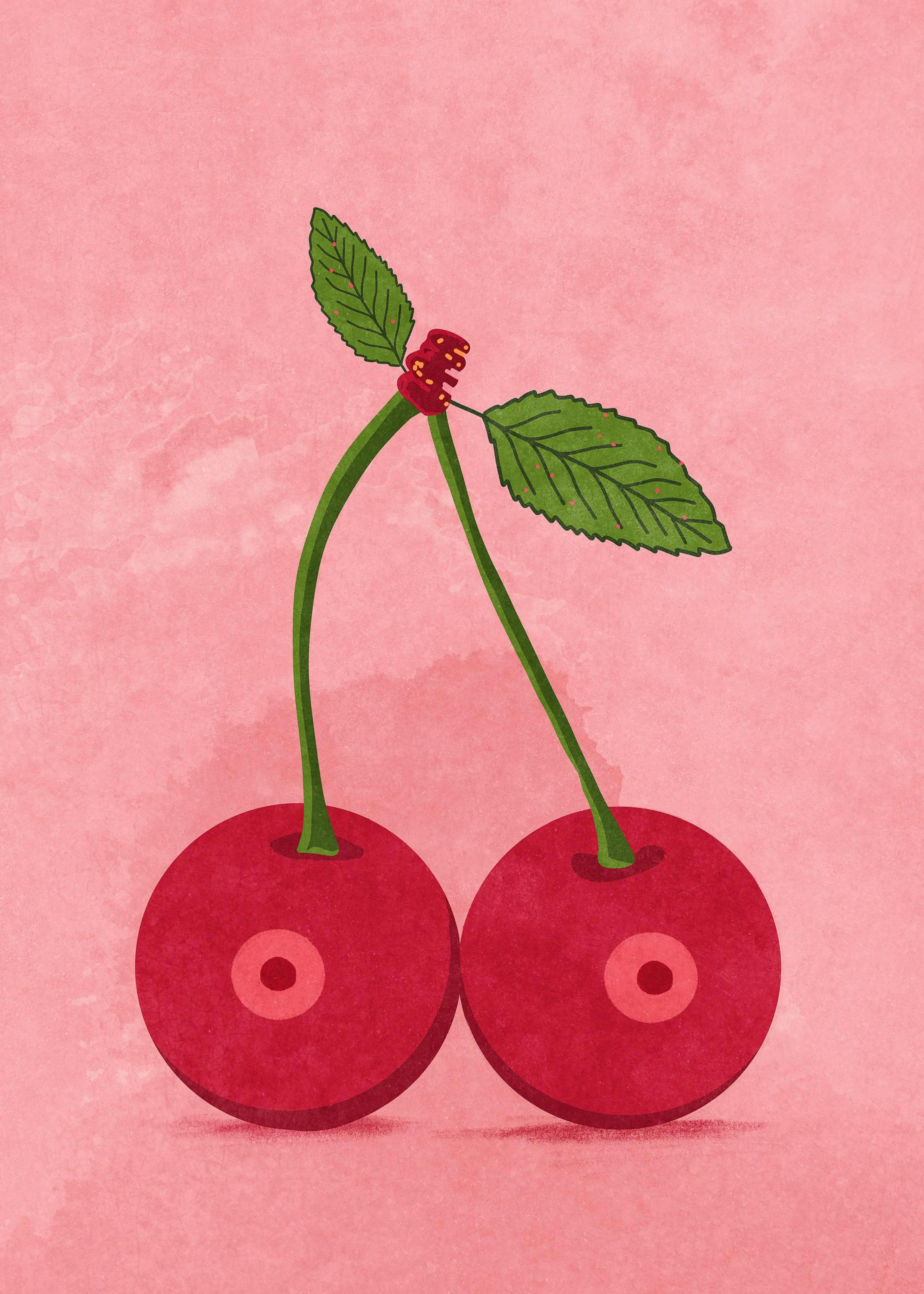 Raissa Oltmanns - Cherry Boobs Plakat 0