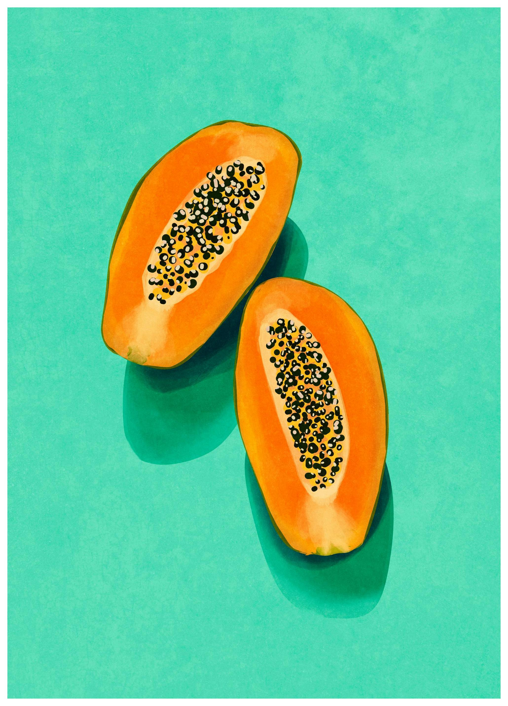 Raissa Oltmanns - Papaya Print (30x40 cm)