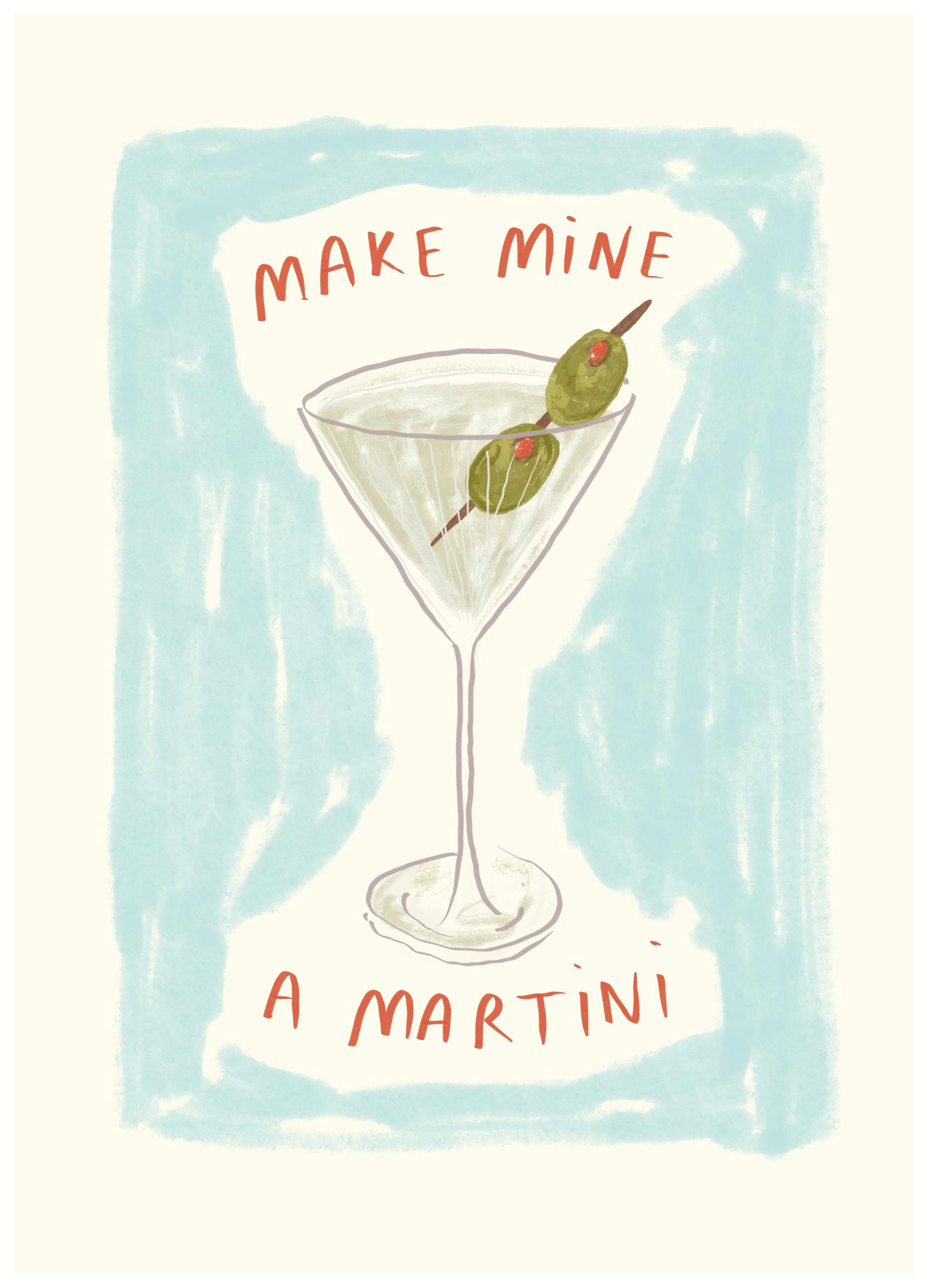 Lauren Emmett - Martini Affiche (21x30 cm) - Lauren Emmett