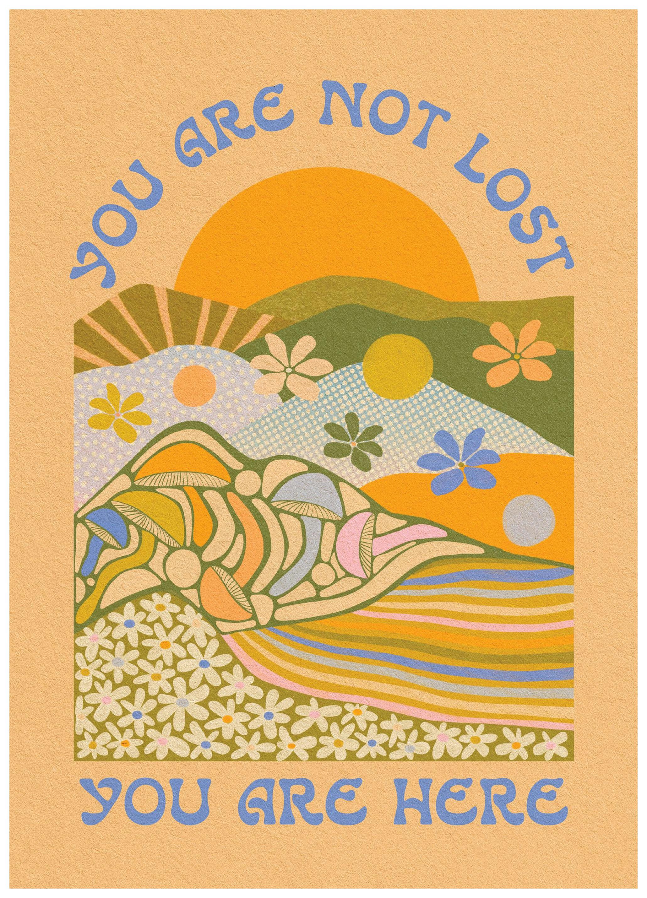 The SoulShine Co. - You Are Not Lost Print (50x70 cm)