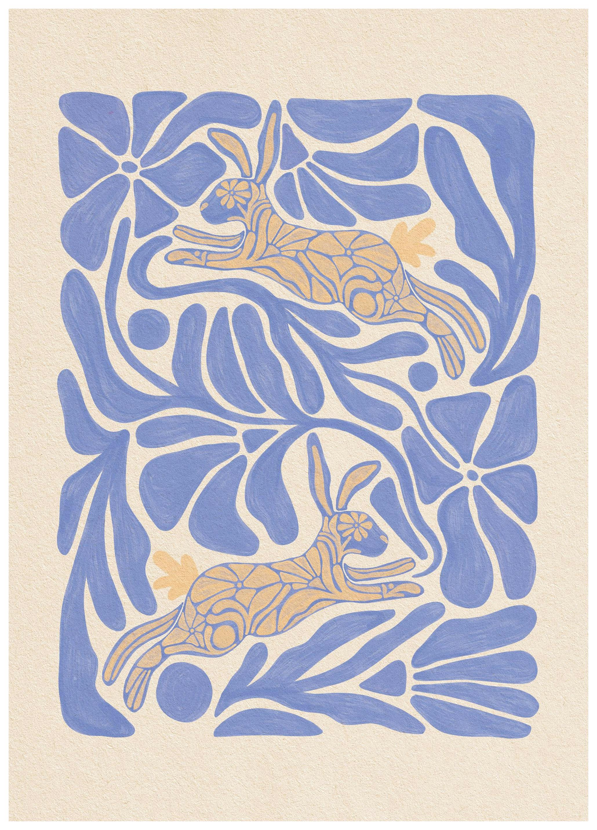The SoulShine Co. - Rabbits Print (30x40 cm)