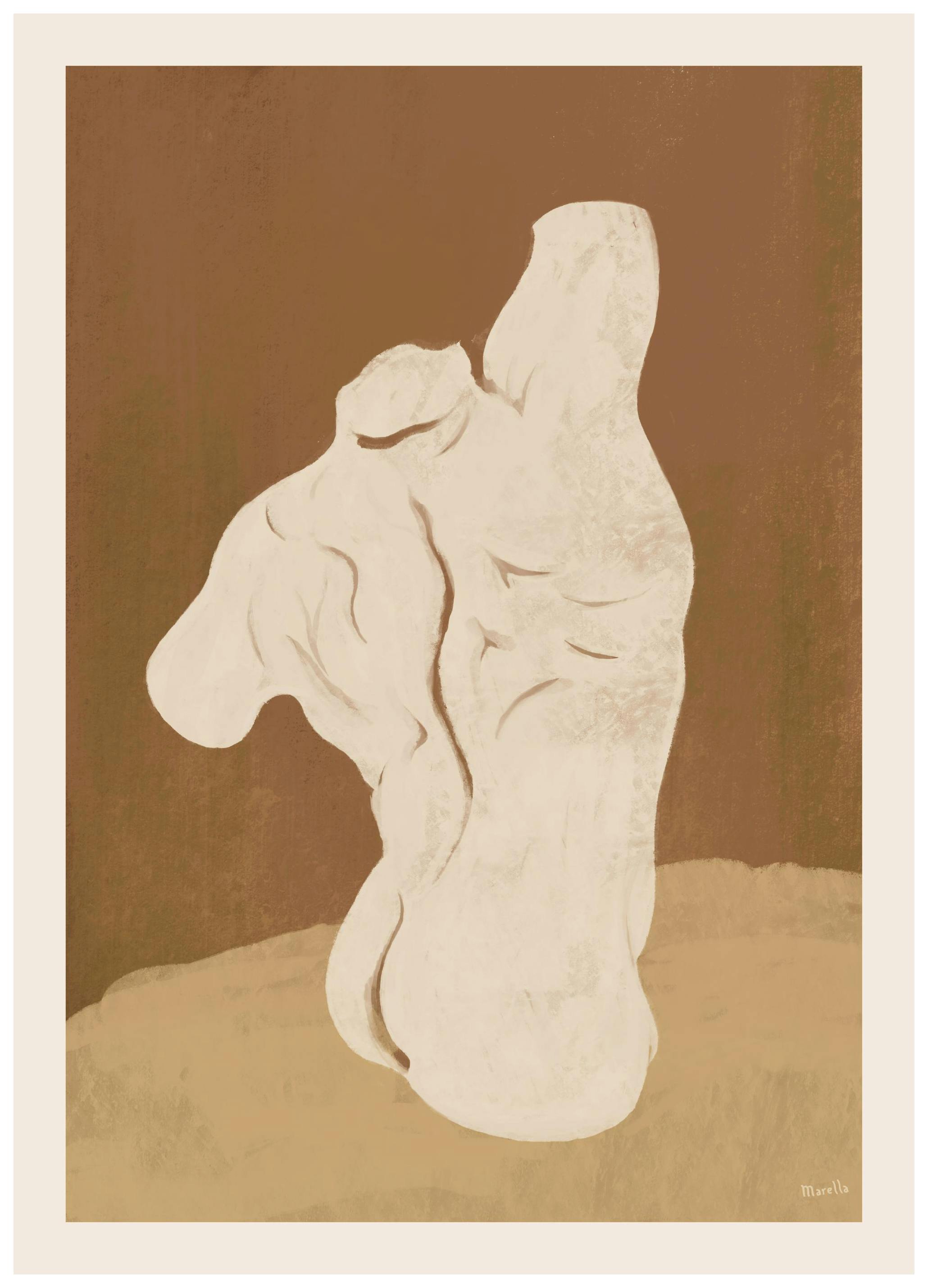 Marco Marella - Male Torso Poster (30x40 cm)- Marco Marella