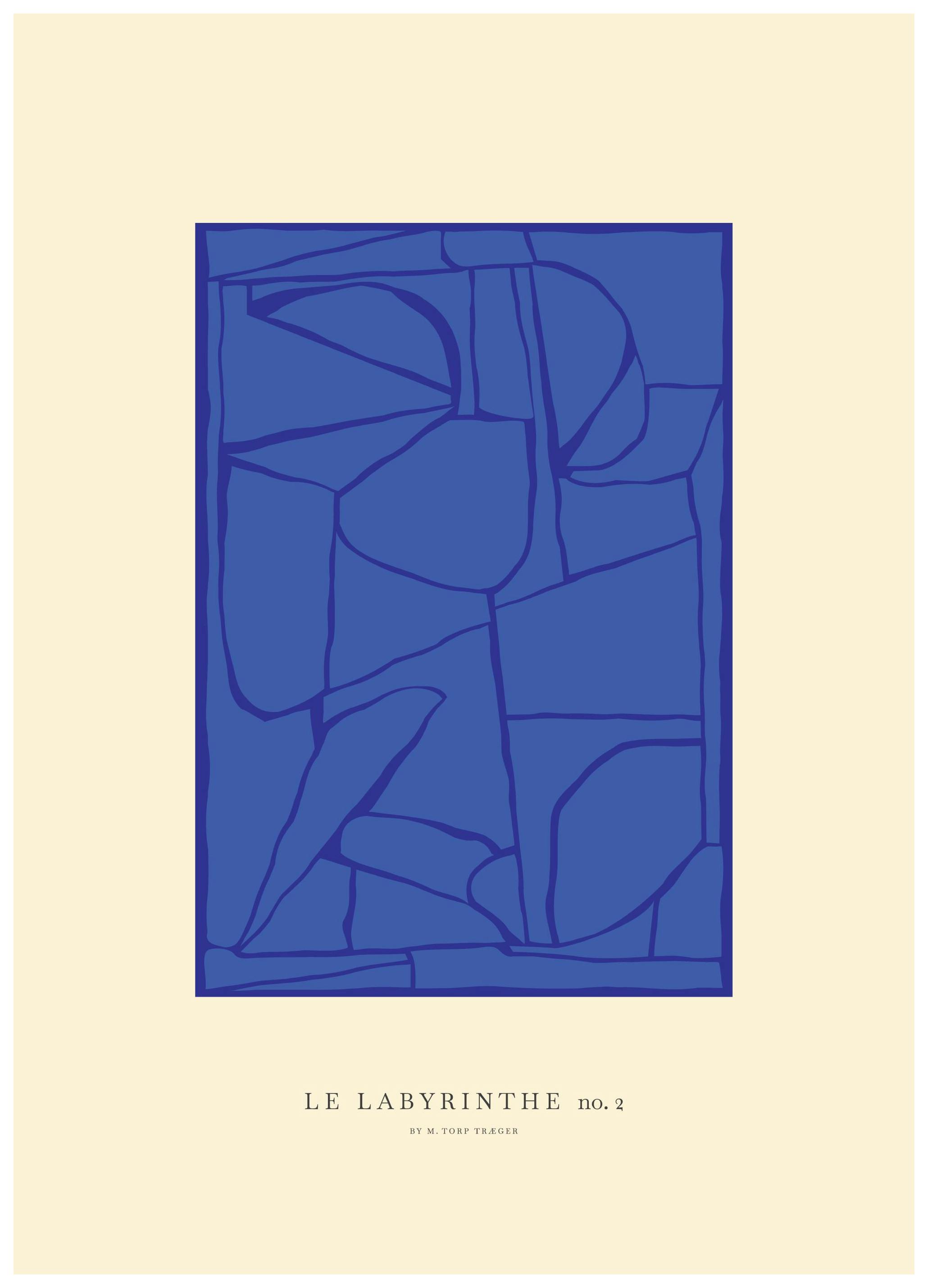 Mie & Him - Labyrinth No2 Print (30x40 cm)