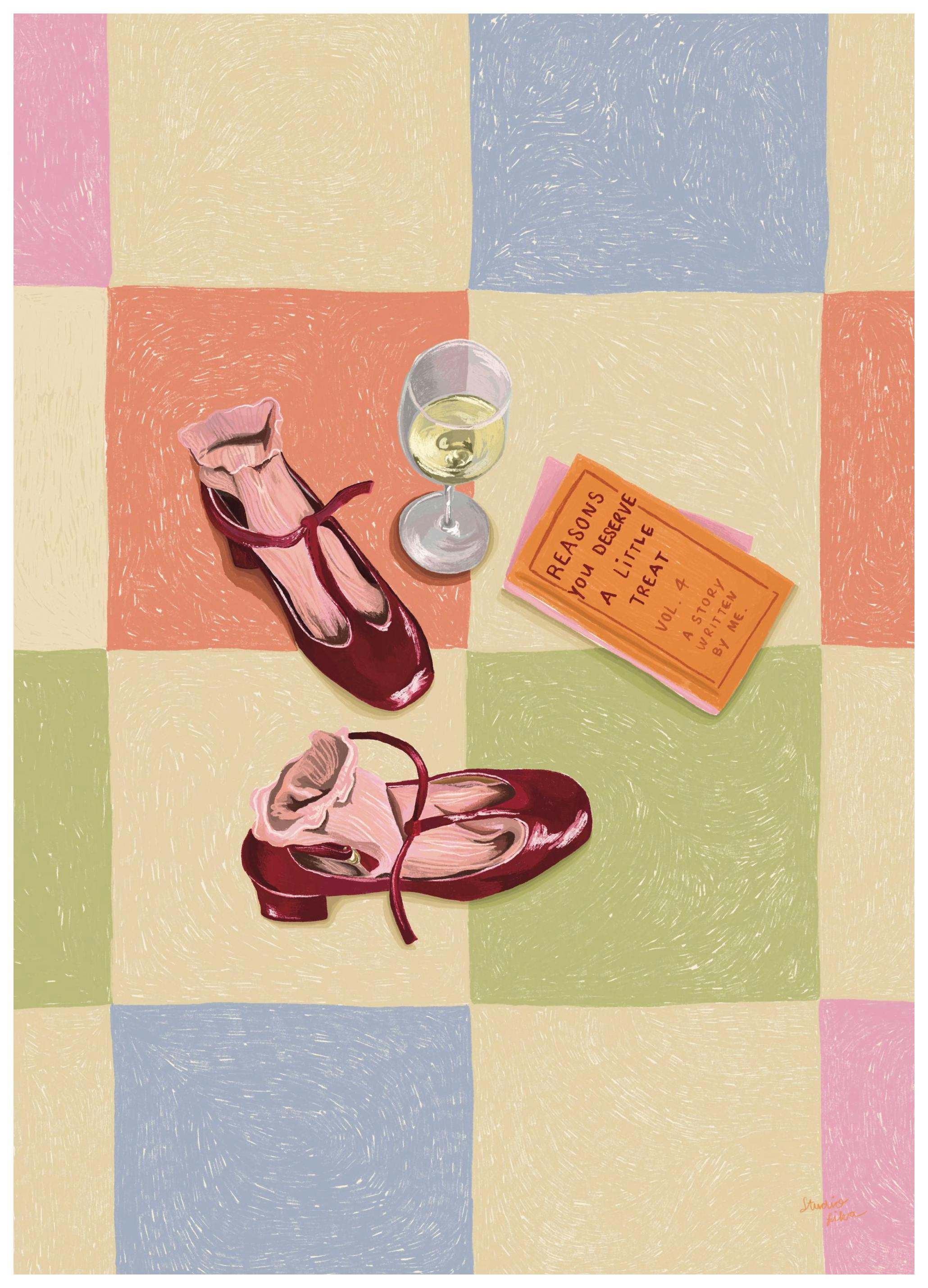 Loïs Langenberg - You deserve a little treat Print (50x70 cm)