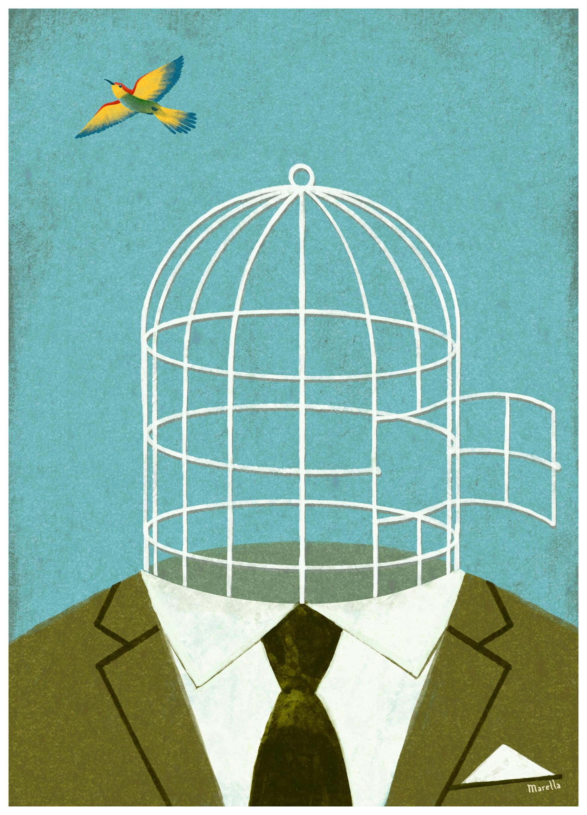 Marco Marella - Fly Free Poster (50x70 cm)