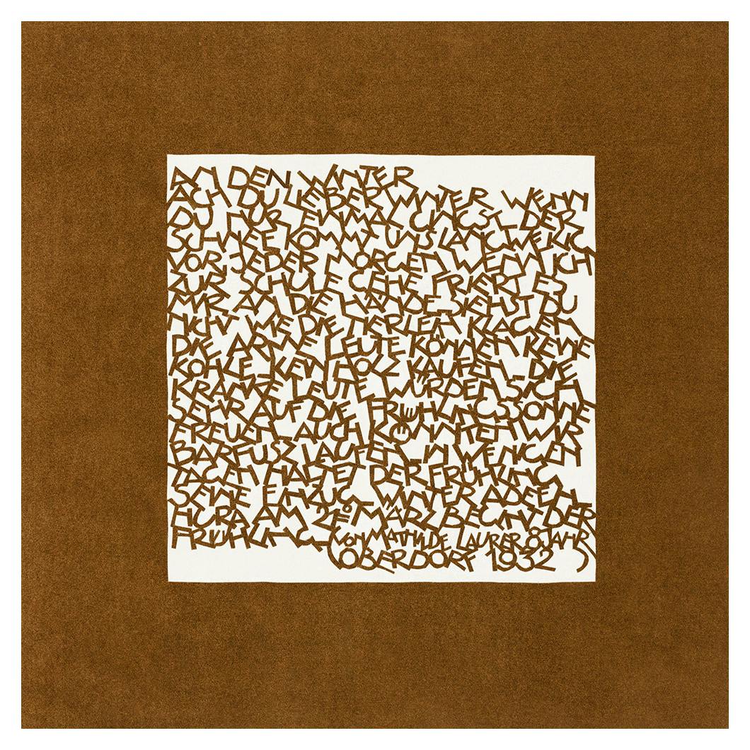 Prints - Reijer Stolk - An den Winter Print (50x50 cm) - Text posters