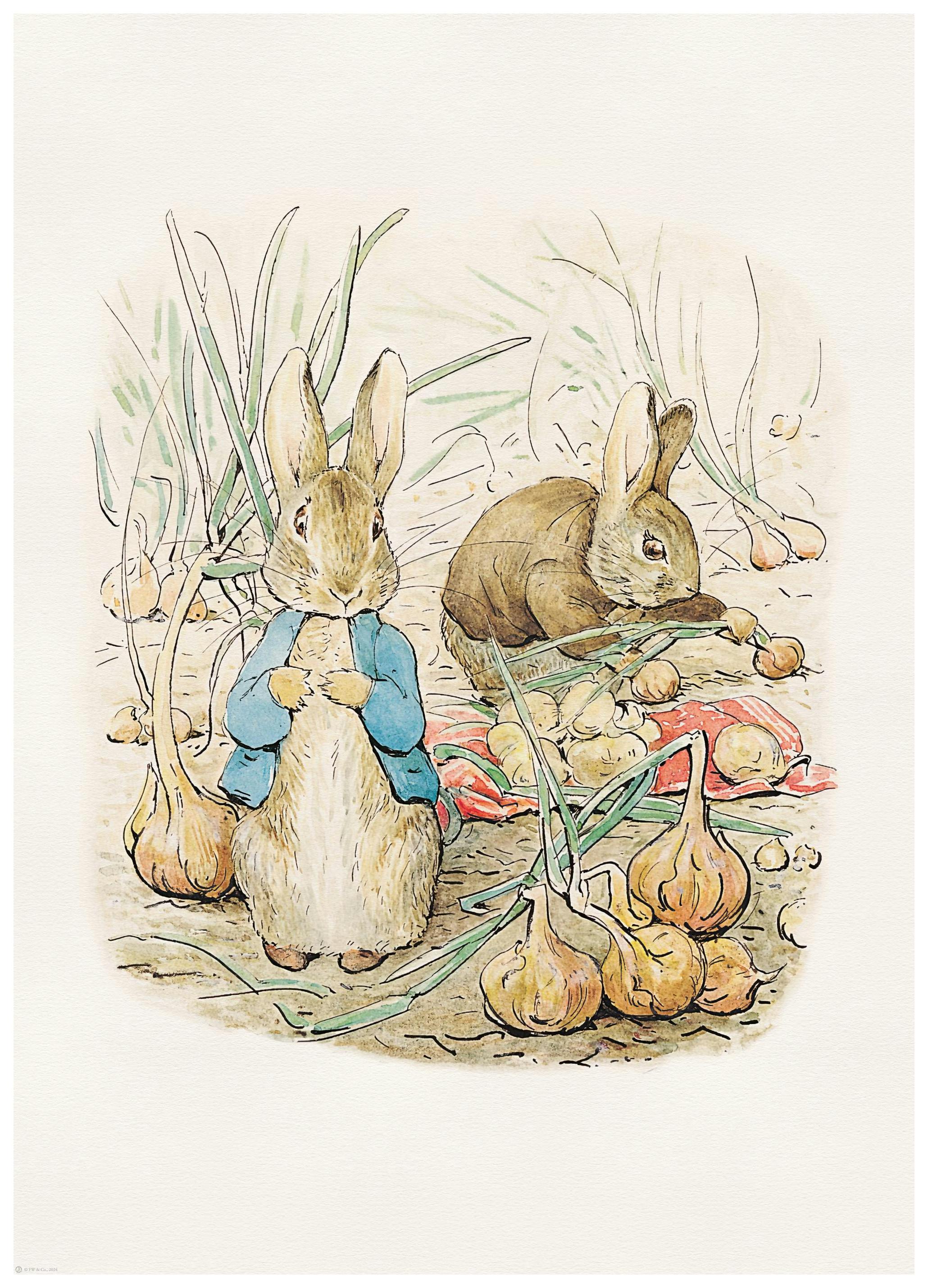 Peter Rabbit and Friends No1 Poster (50x70 cm) -  Kinderposter