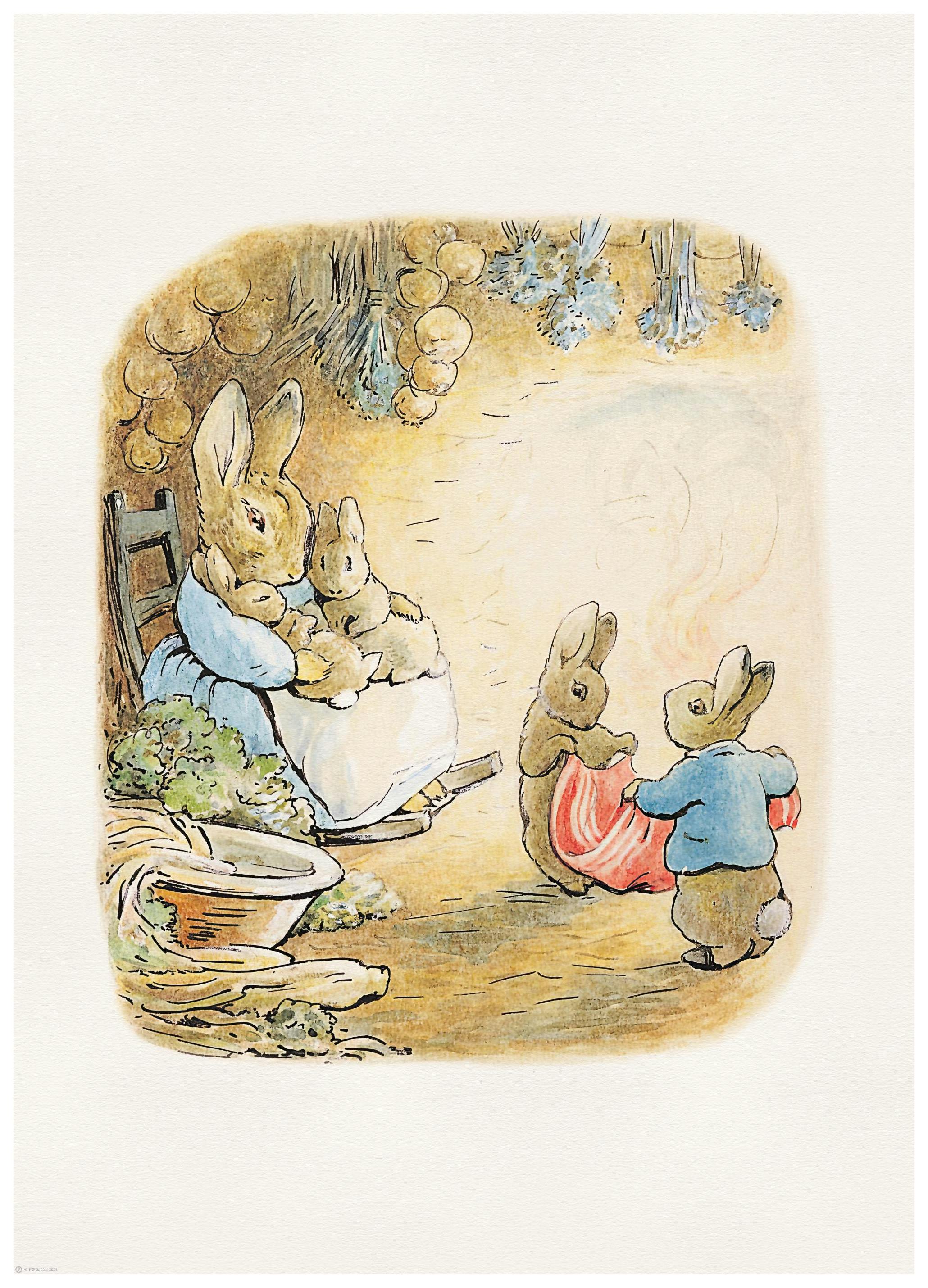 Peter Rabbit and Friends No4 Print (21x30 cm)