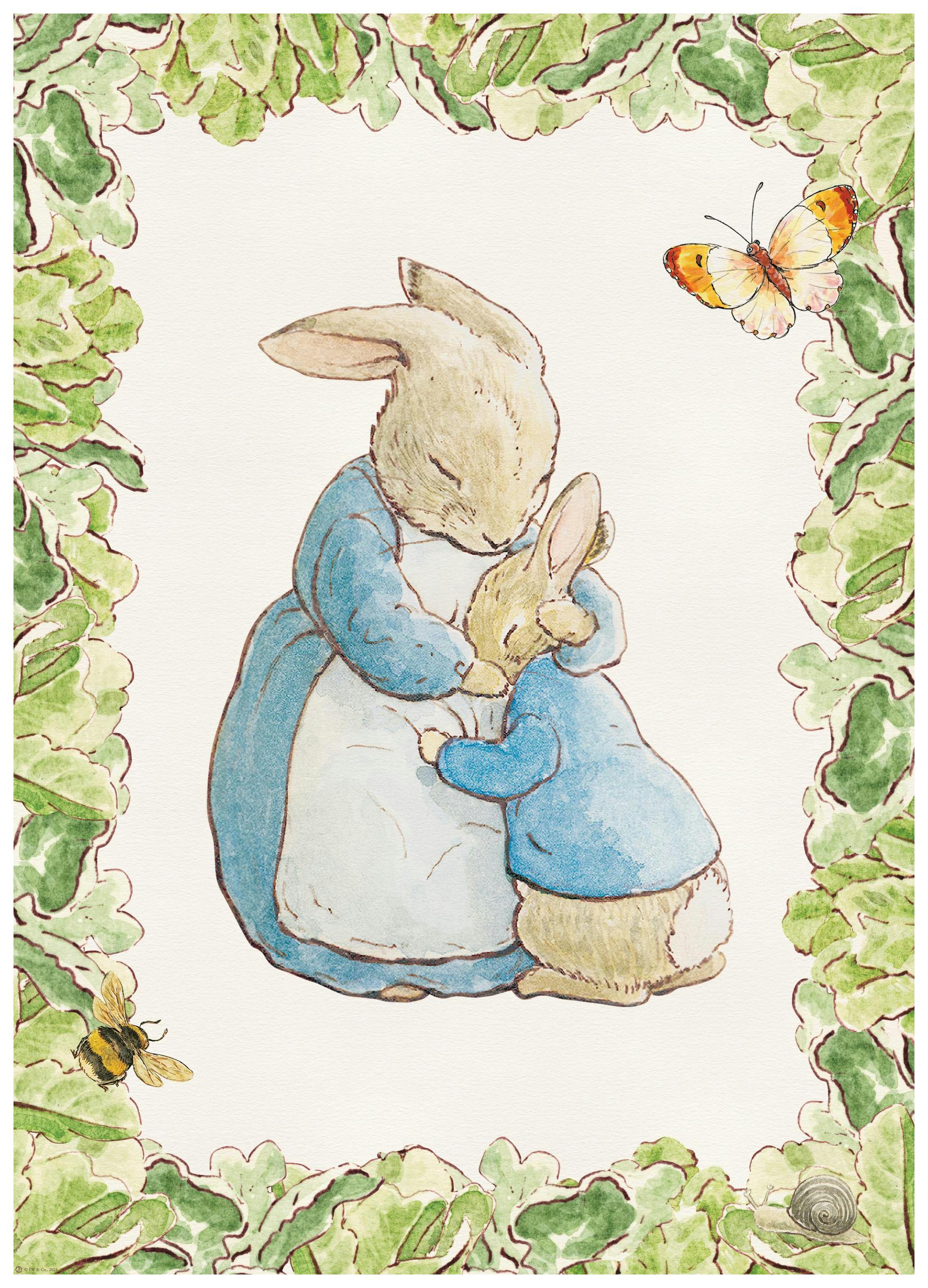 Peter Rabbit Hug Print (30x40 cm)
