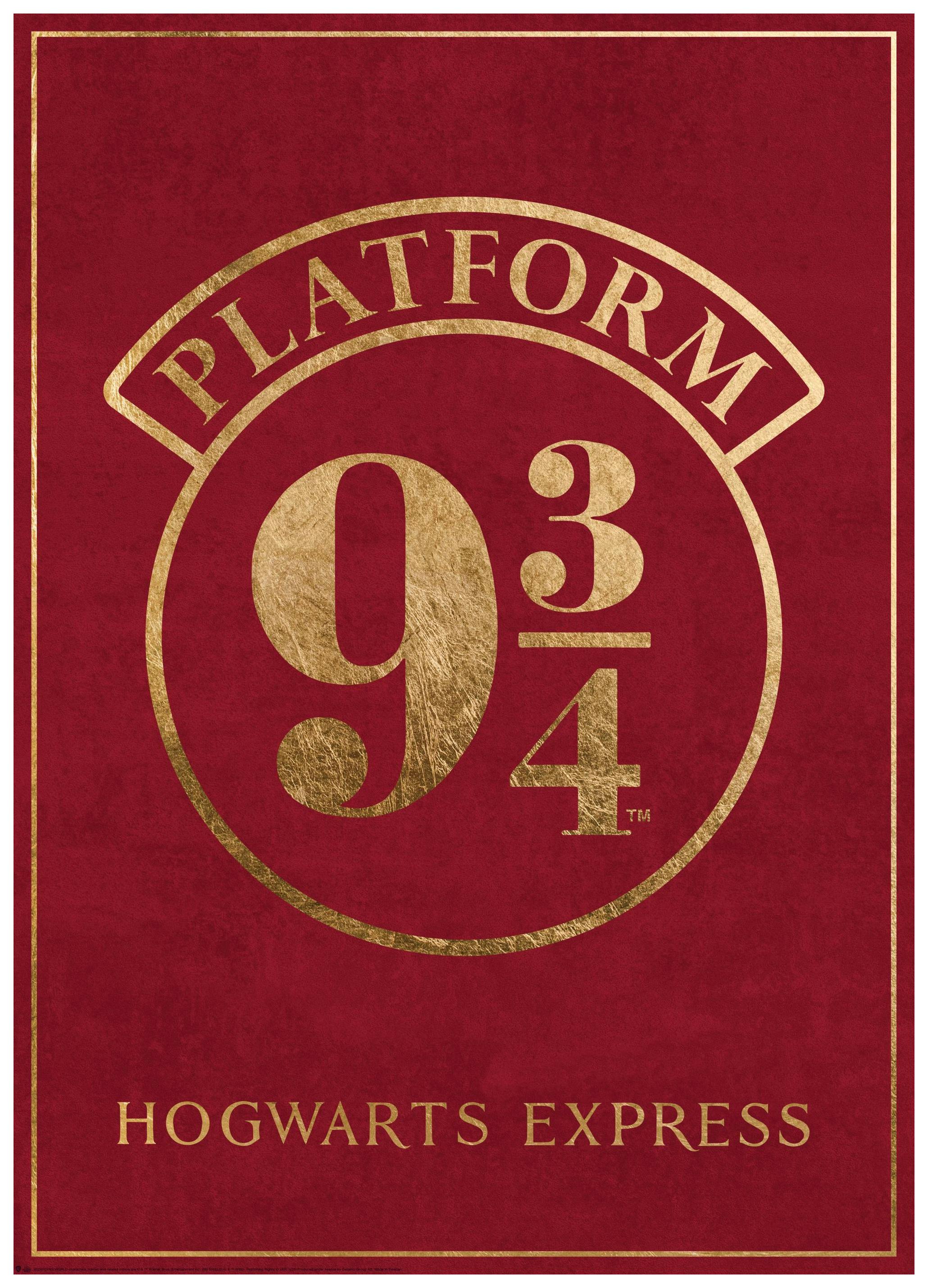 Harry Potterâ¢ - Platform 9 3/4 Poster (30x40 cm) - Harry Potterâ¢